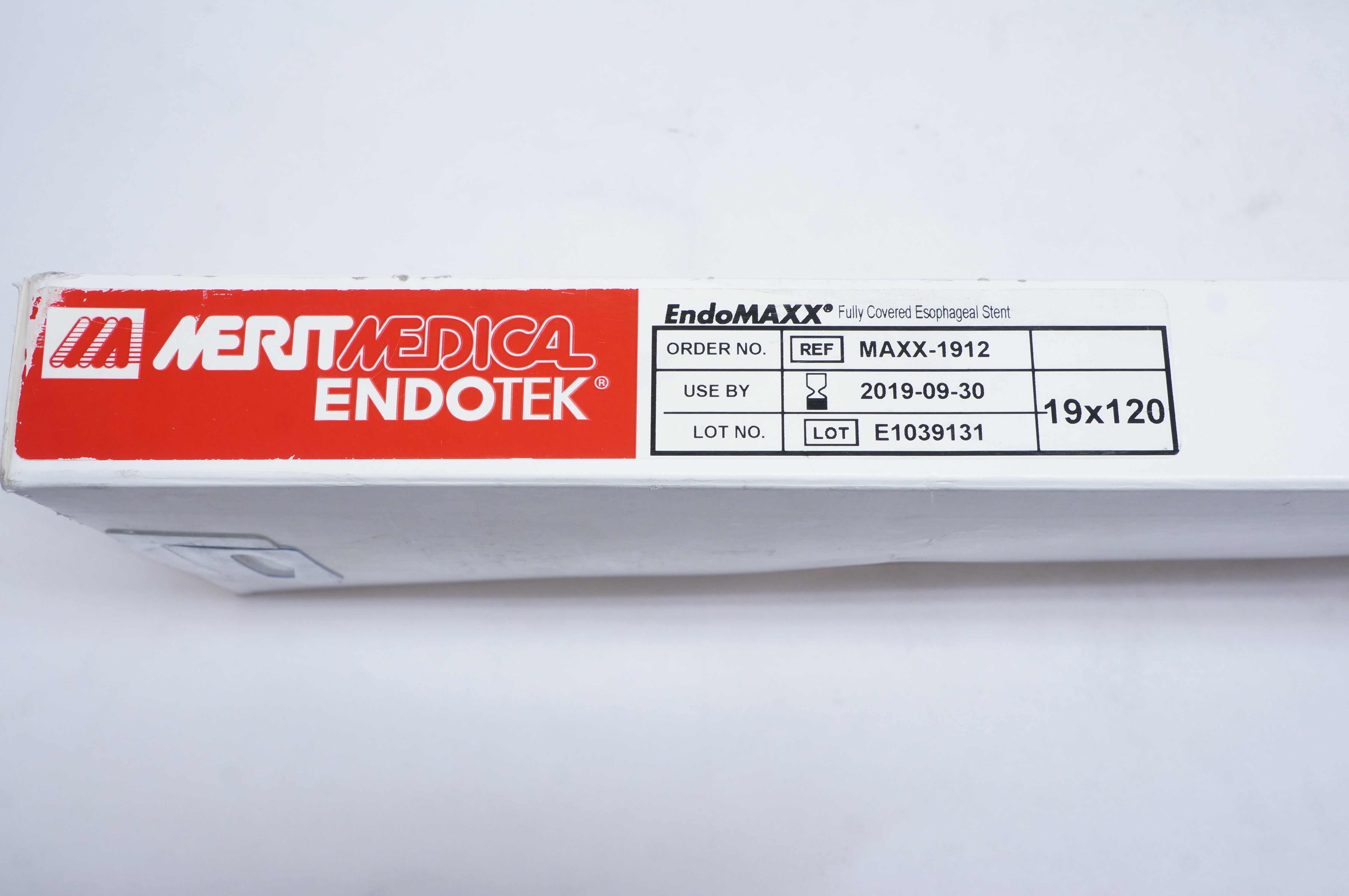 Merit Medical MAXX-1912 EndoMAXX Fully Covered Esophageal Stnt 19 x 120mm (x)