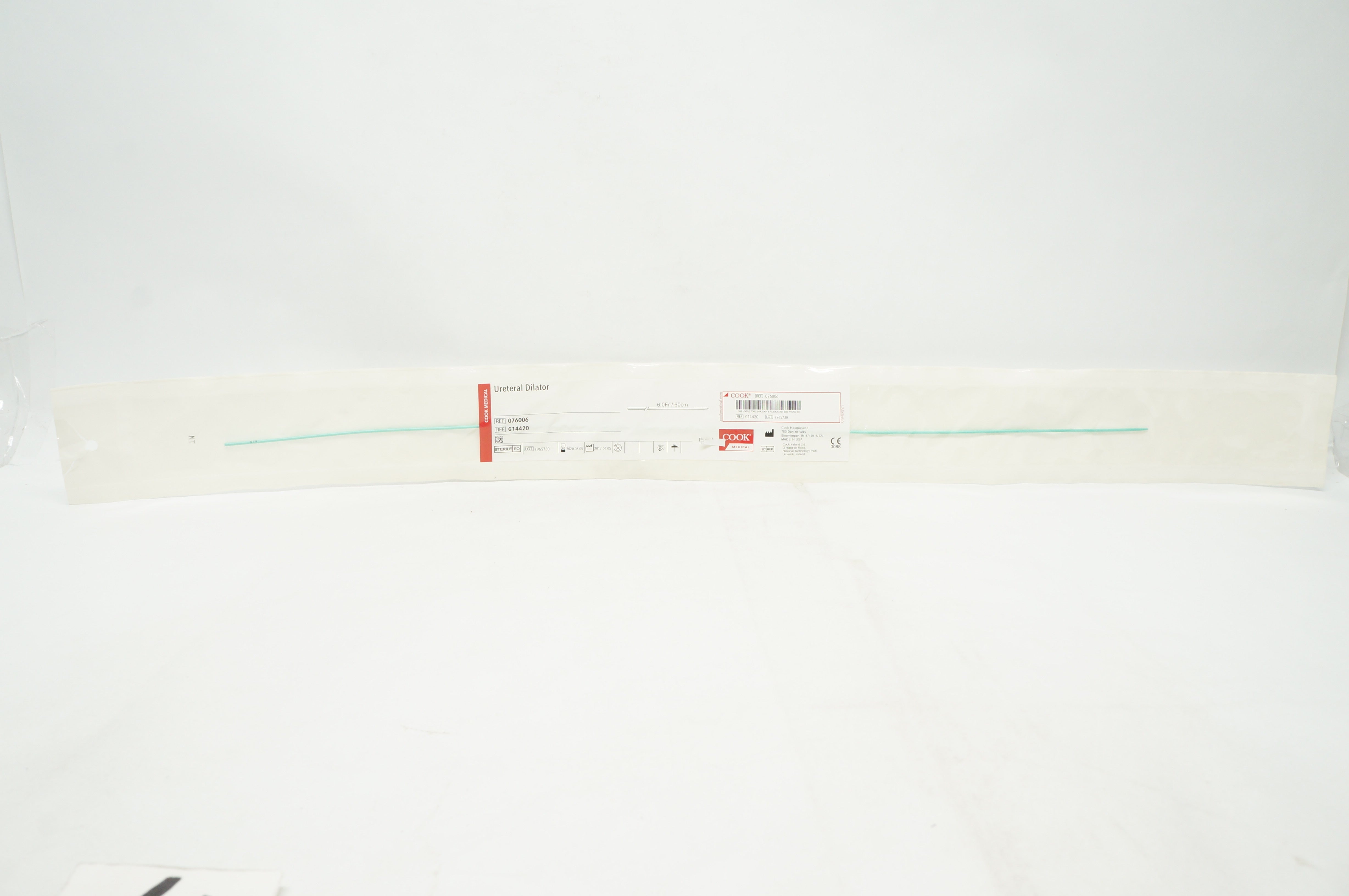 Cook Medical G14420 Ureteral Dilator 6.0Fr / 60cm (x)