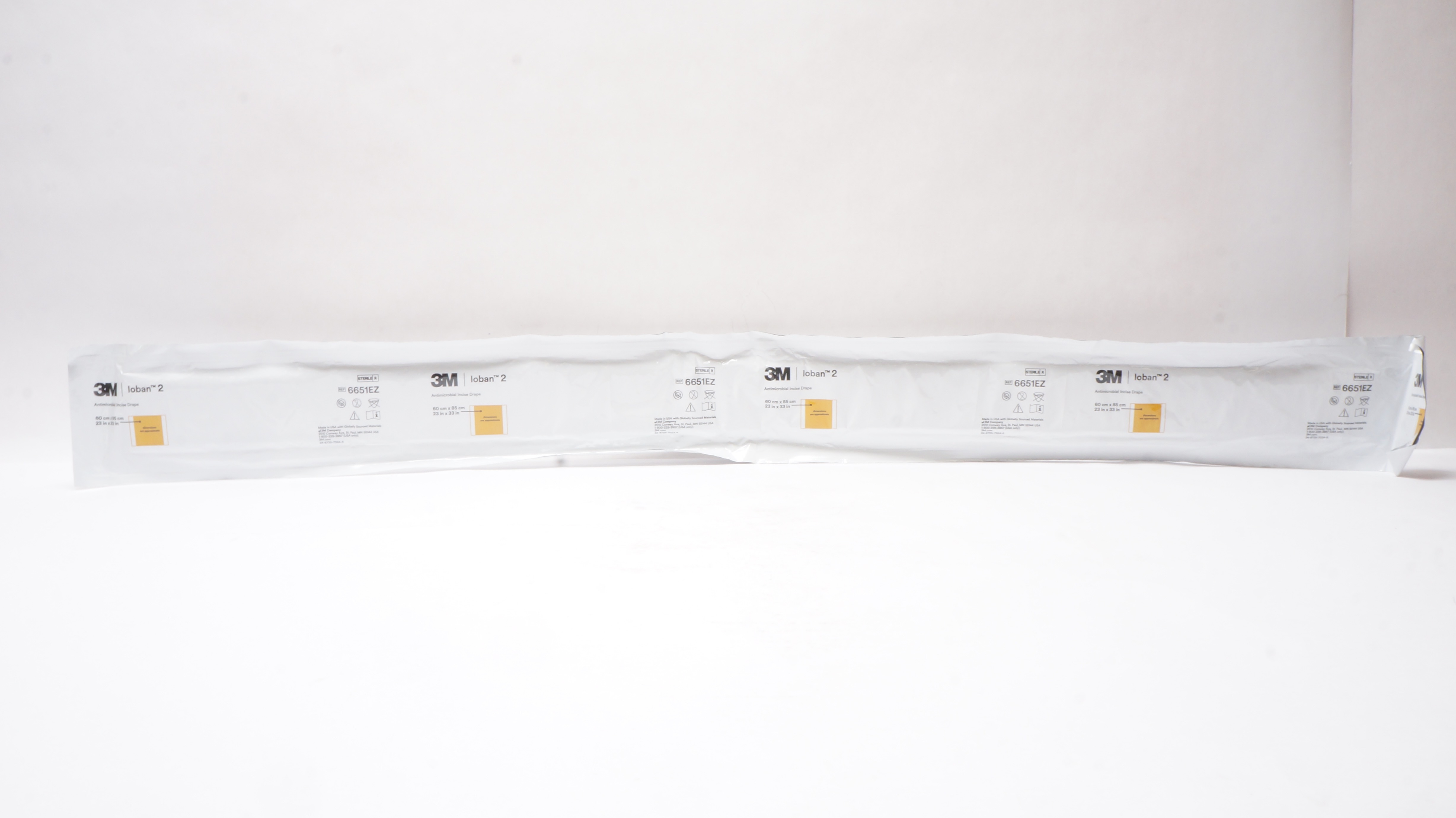 3M 6651EZ Loban 2 Antimicrobial Incise Drape 23inch x 33inch