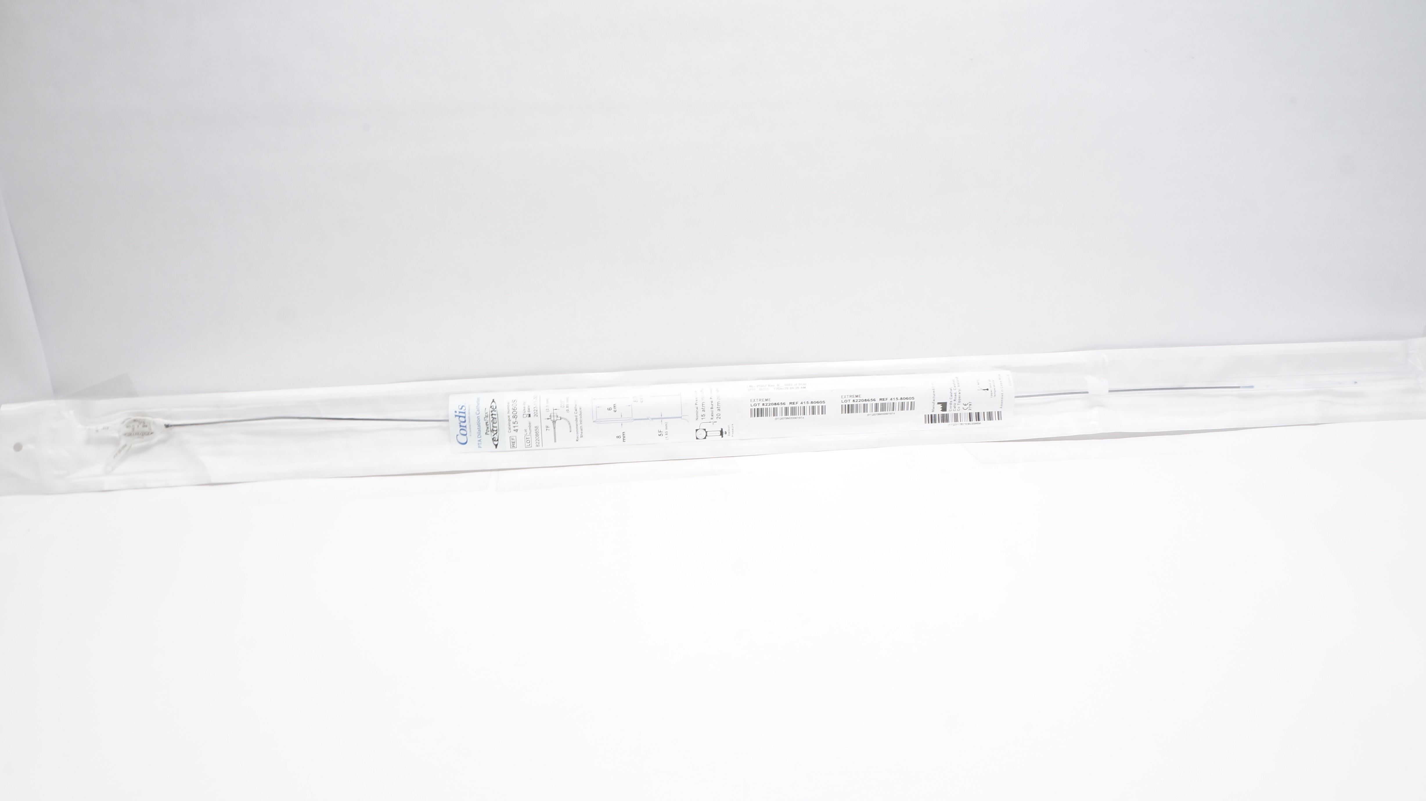 Cordis 415-8060S PowerFlex Extreme PTA Dilatation Cath. 8mm x 6cm x 80cm (x)
