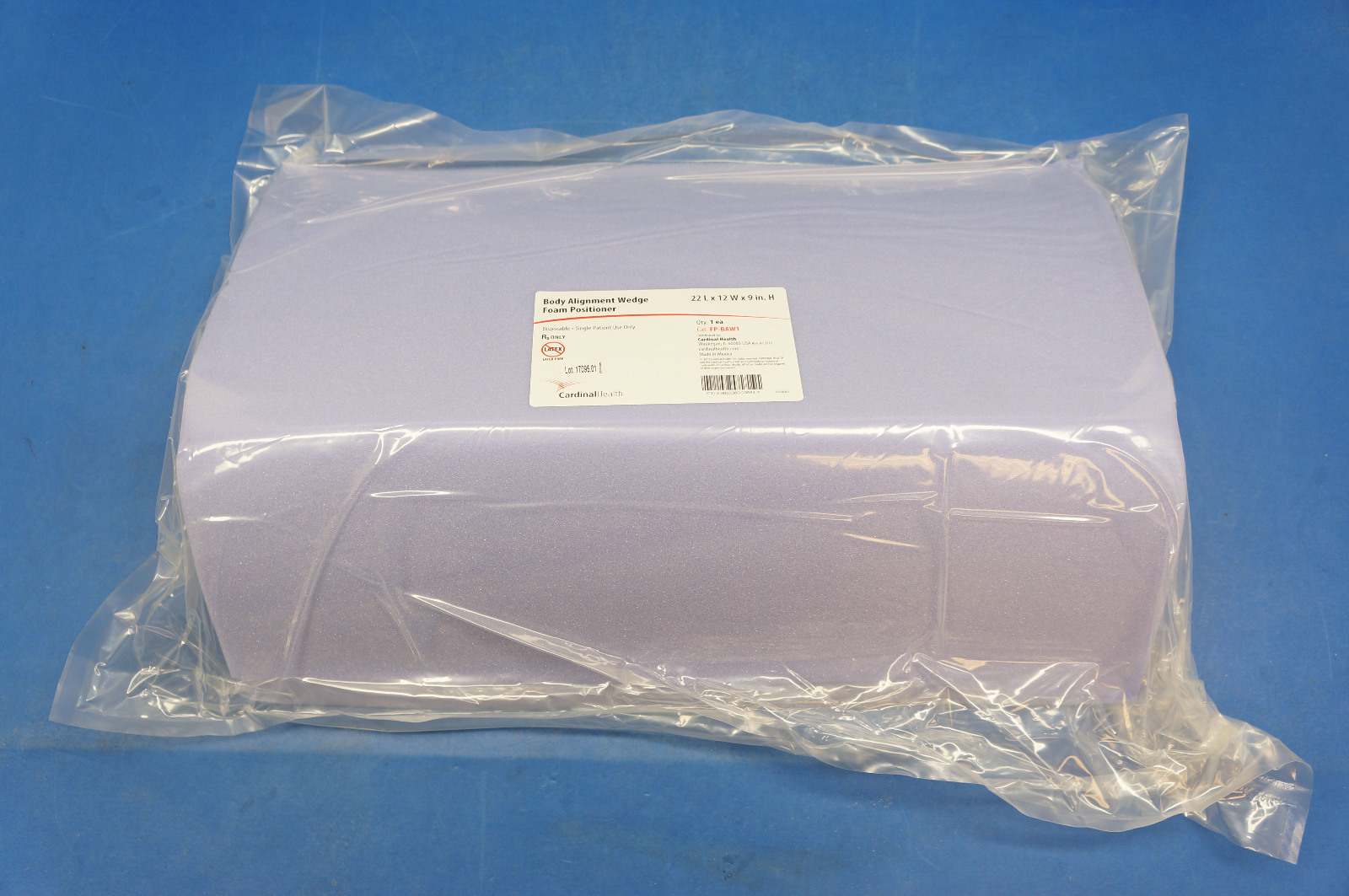 CardinalHealth FP-BAW1 Body Alignment Wedge Foam Positioner 22L x 12W ~Pack of 8