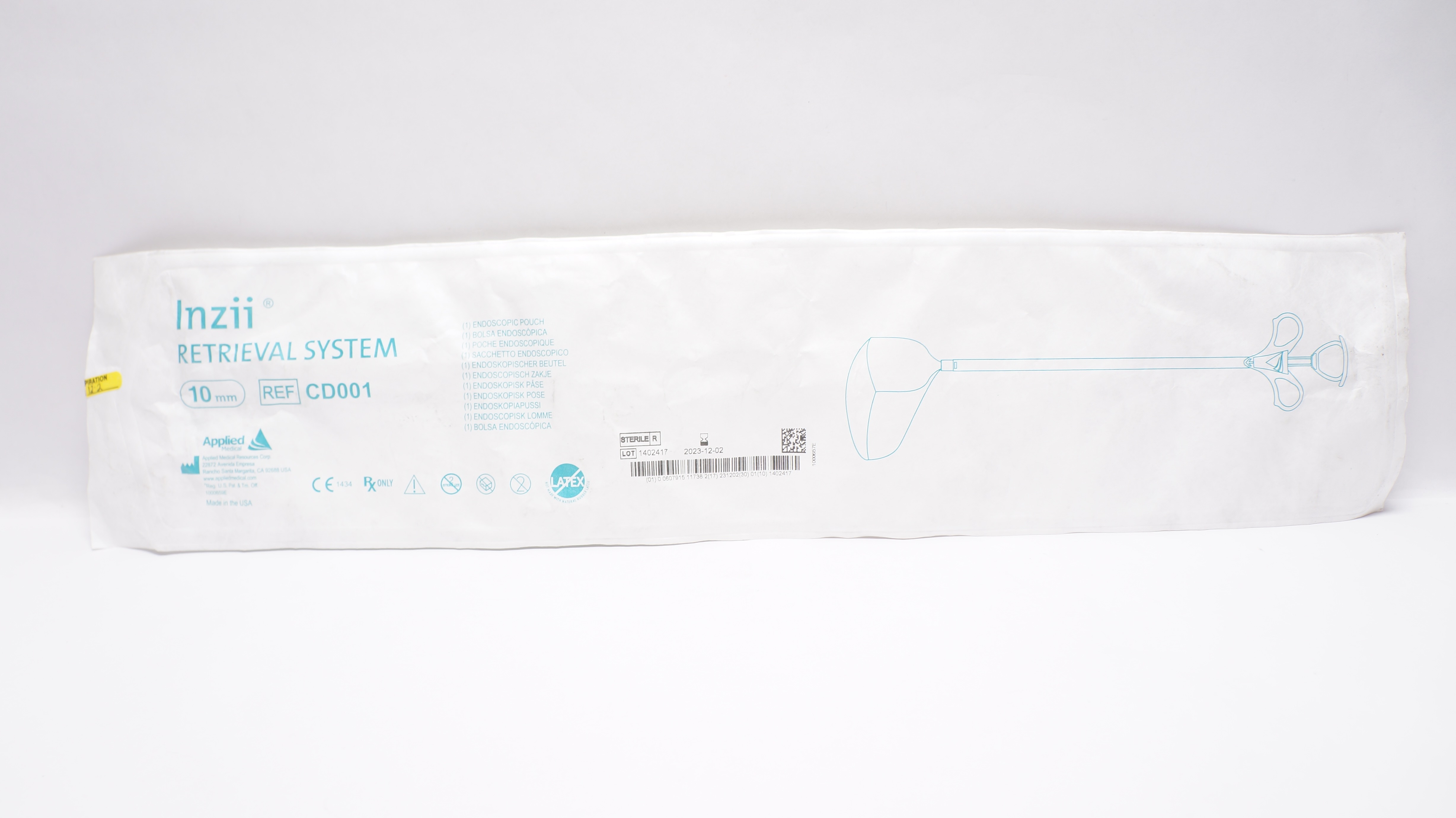 Applied Medical CD001 Inzii Retrieval System 10mm