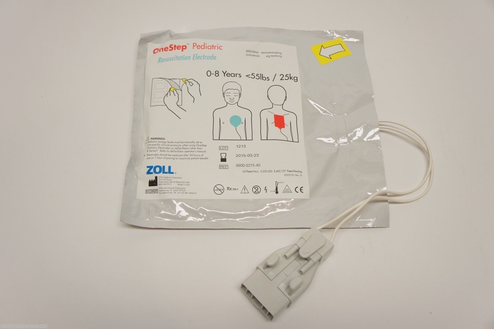 8900-0215-40 ~ Zoll Resuscitation Electrode 0-8 years 55lbs/25kg (x)