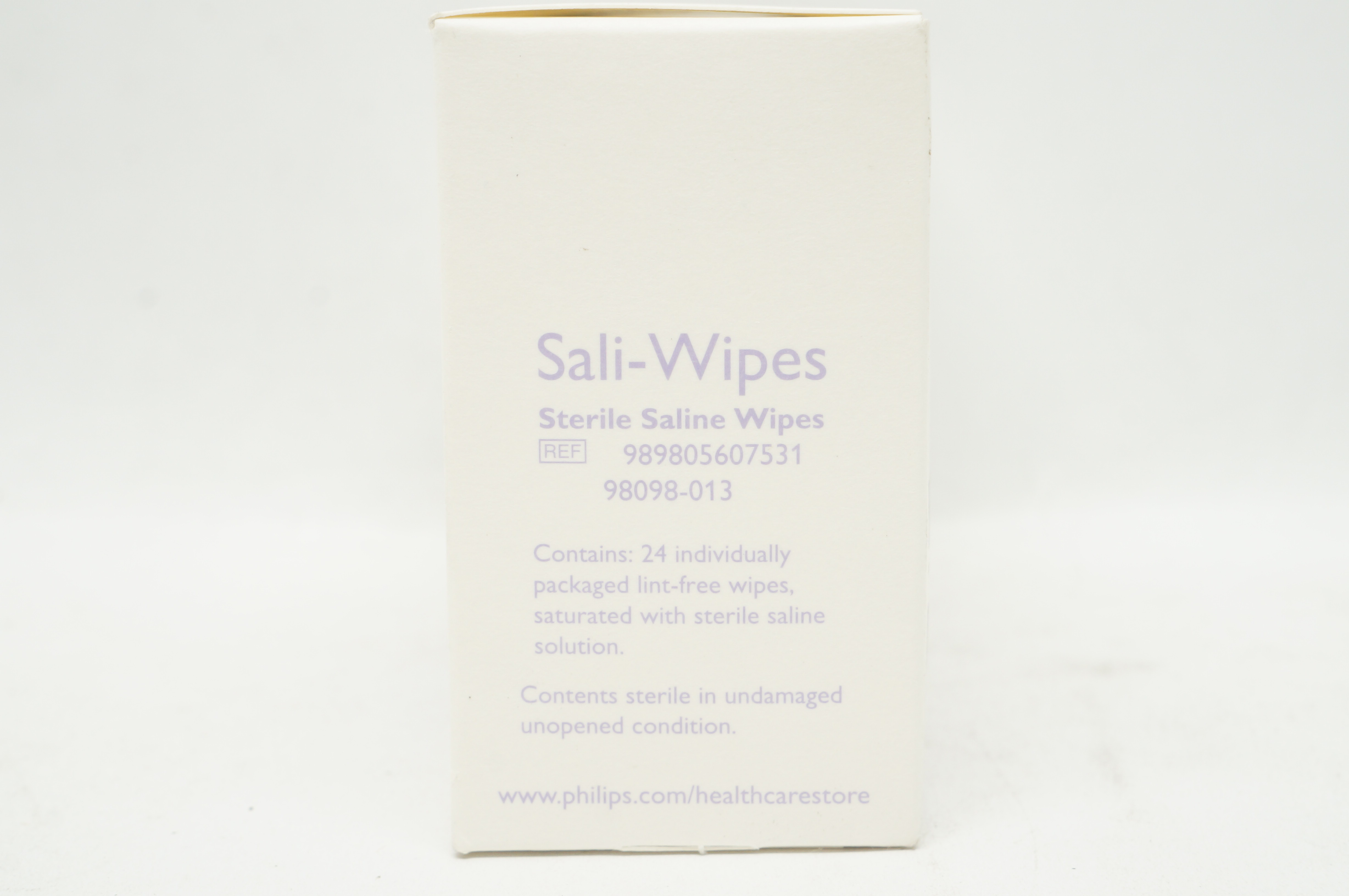 Philips 98098-013 Sali-Wipes Sterile Saline Wipes 6 x 4 inch (x) - Box of 24