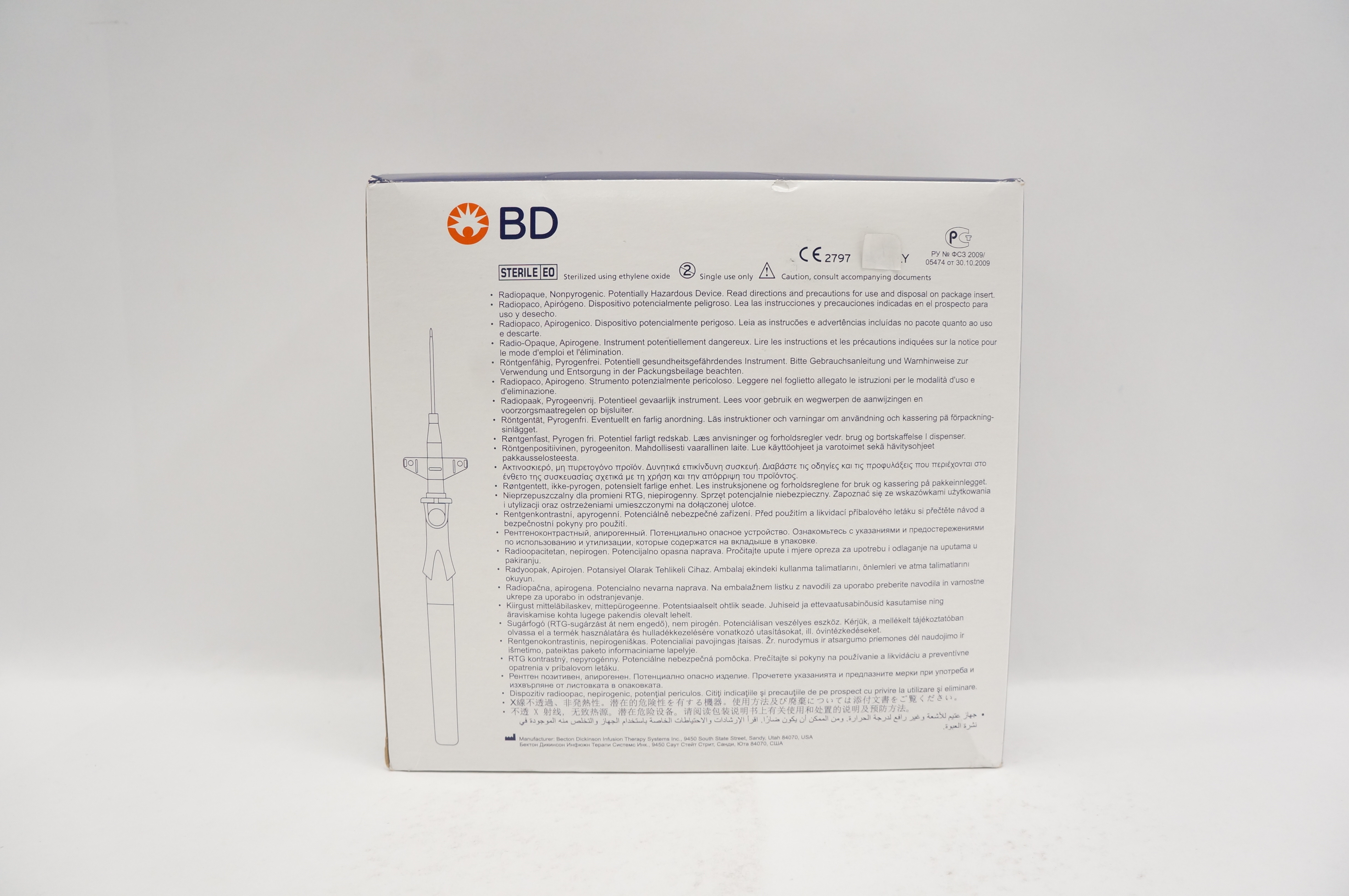 BD 382623 Insyte Autoguard BC Winged 22GA x 1inch - Box of 50