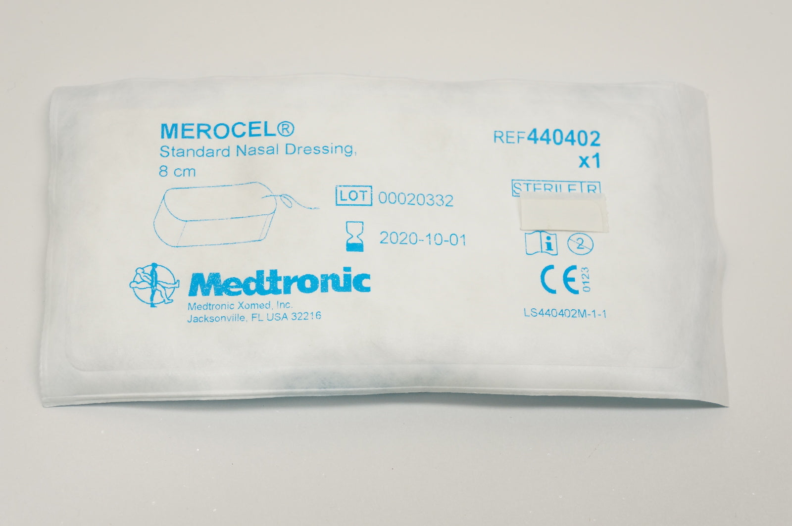 Medtronic 440402 MEROCEL Standard Nasal Dressing 8cm