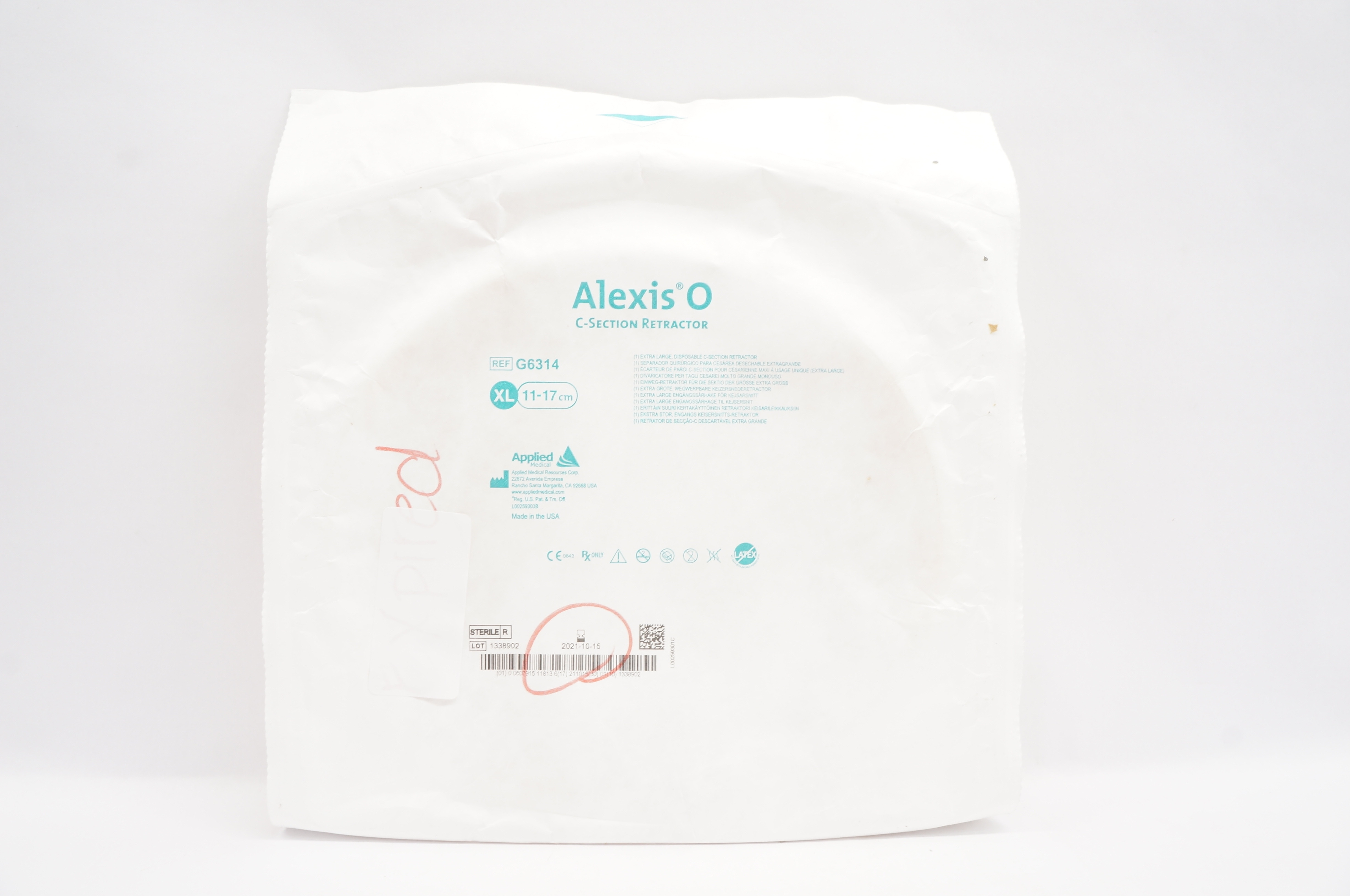 Applied G6314 Alexis O C-Section Retractor 11-17cm XL (x)