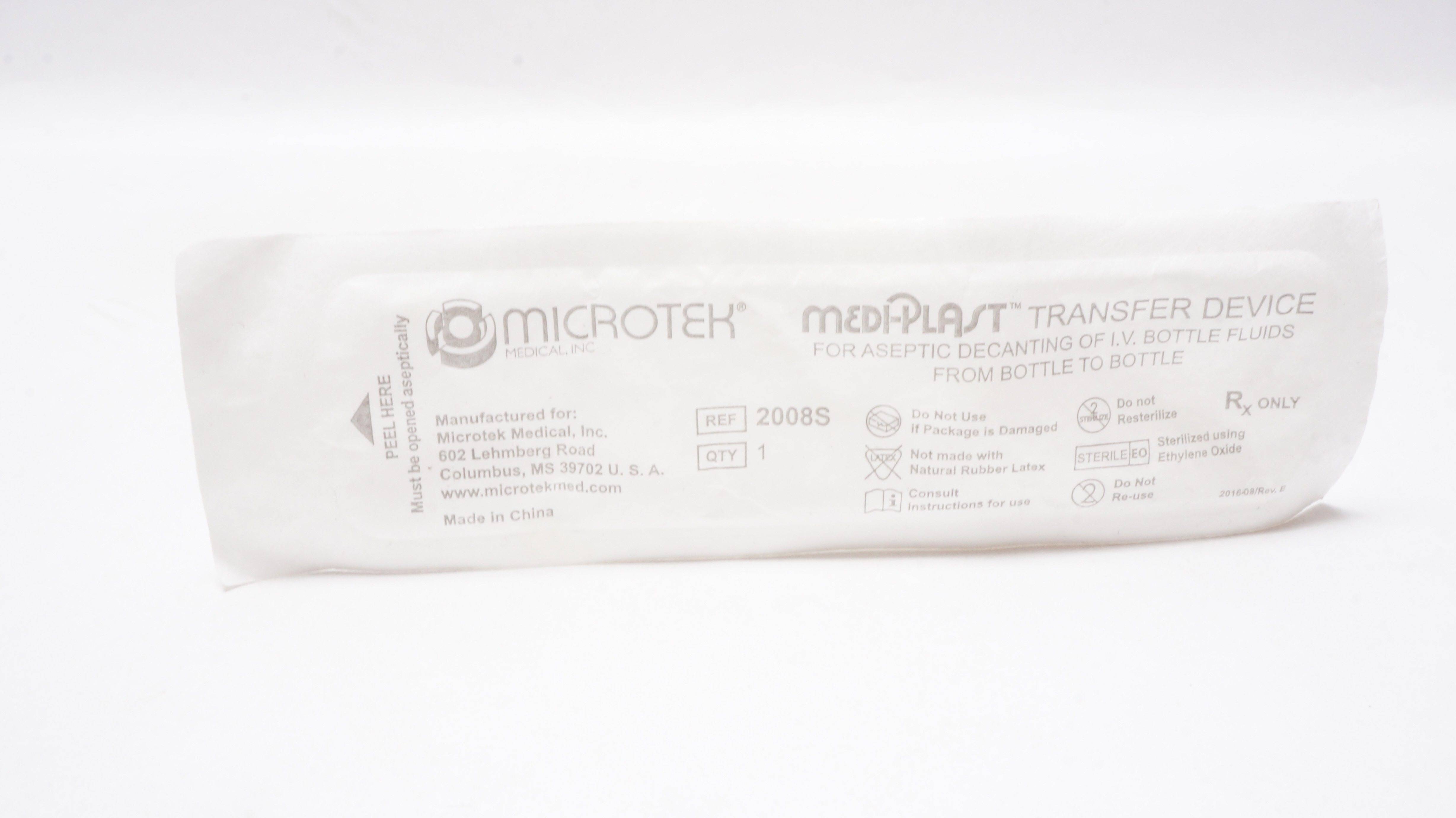 Microtek 2008S Medi-Plast Transfer Device