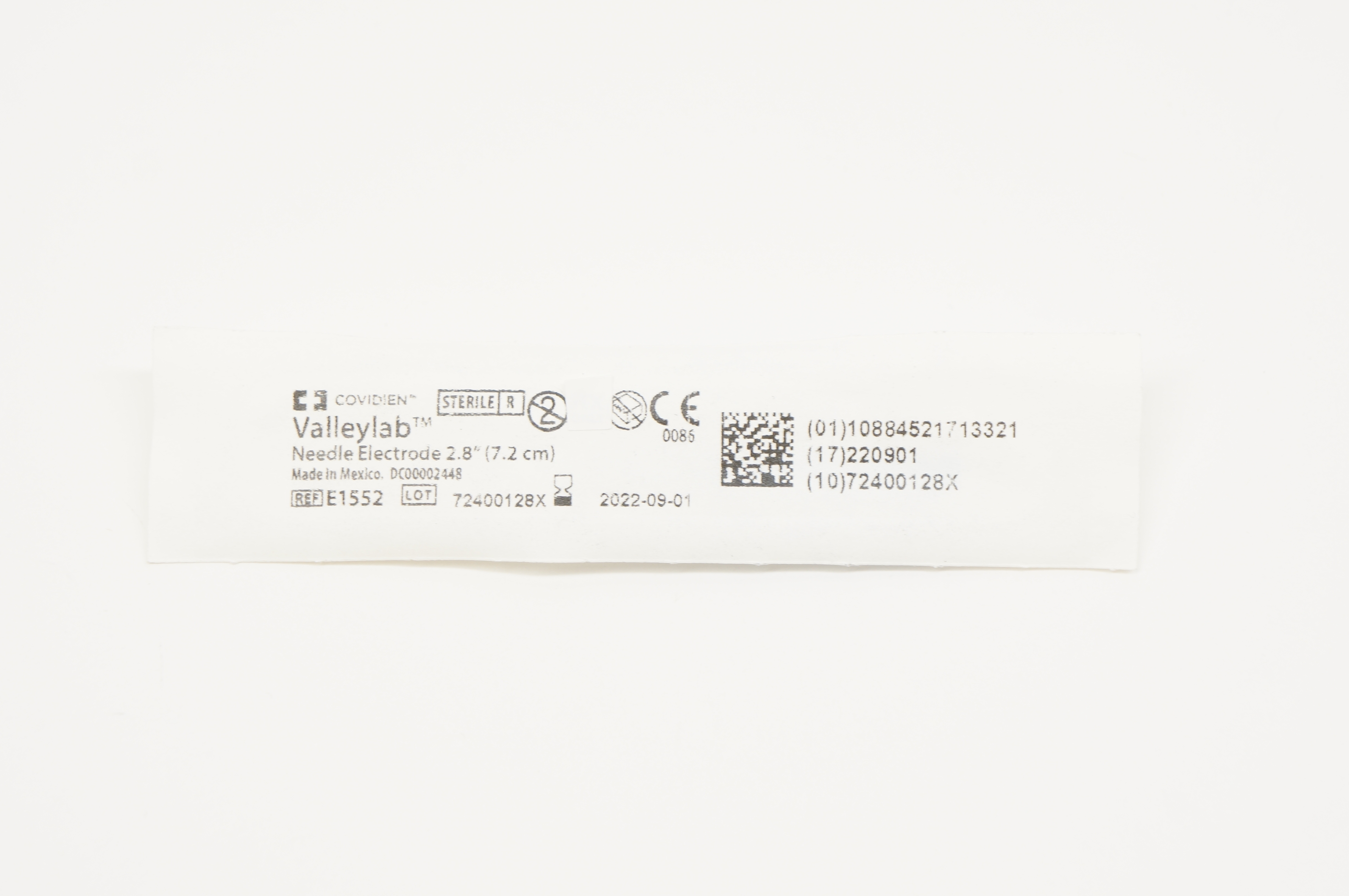 Covidien E1552 Valleylab Ndle Electrode 2.8inch