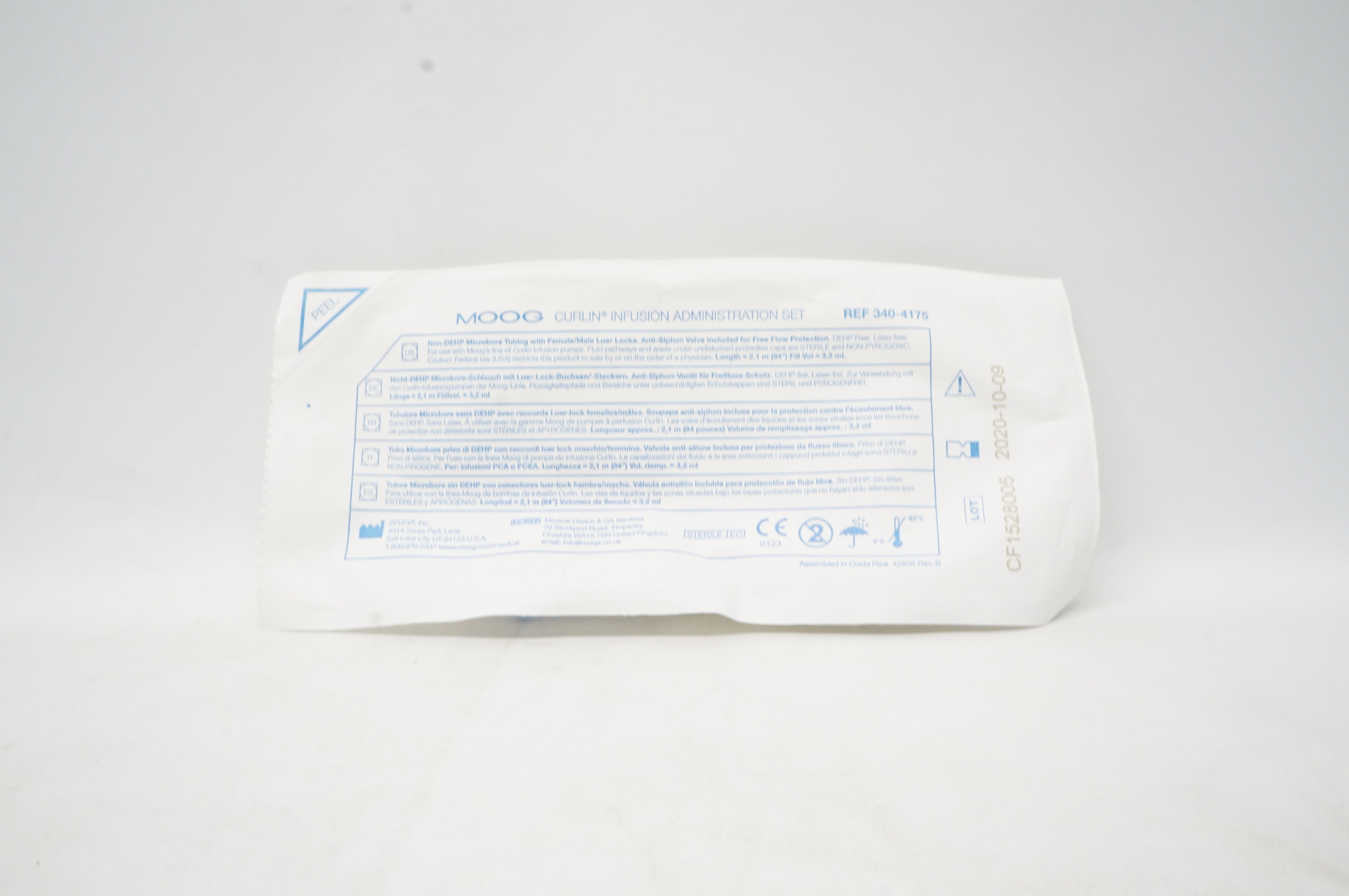 Mooq 340-4175 Curlin Infusion Administration Set 84 inch x 3.2mL(x)