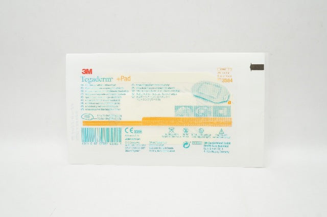 3M 3584 Tegaderm FIlm Dressing W/Non-Adherent Pad  2 3/8 x 4In (x)