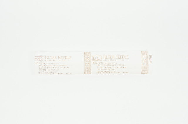 BD 305200 Becton Dickinson Filter Ndle. W/5 Micron Filter 19G 1-1/2 TW