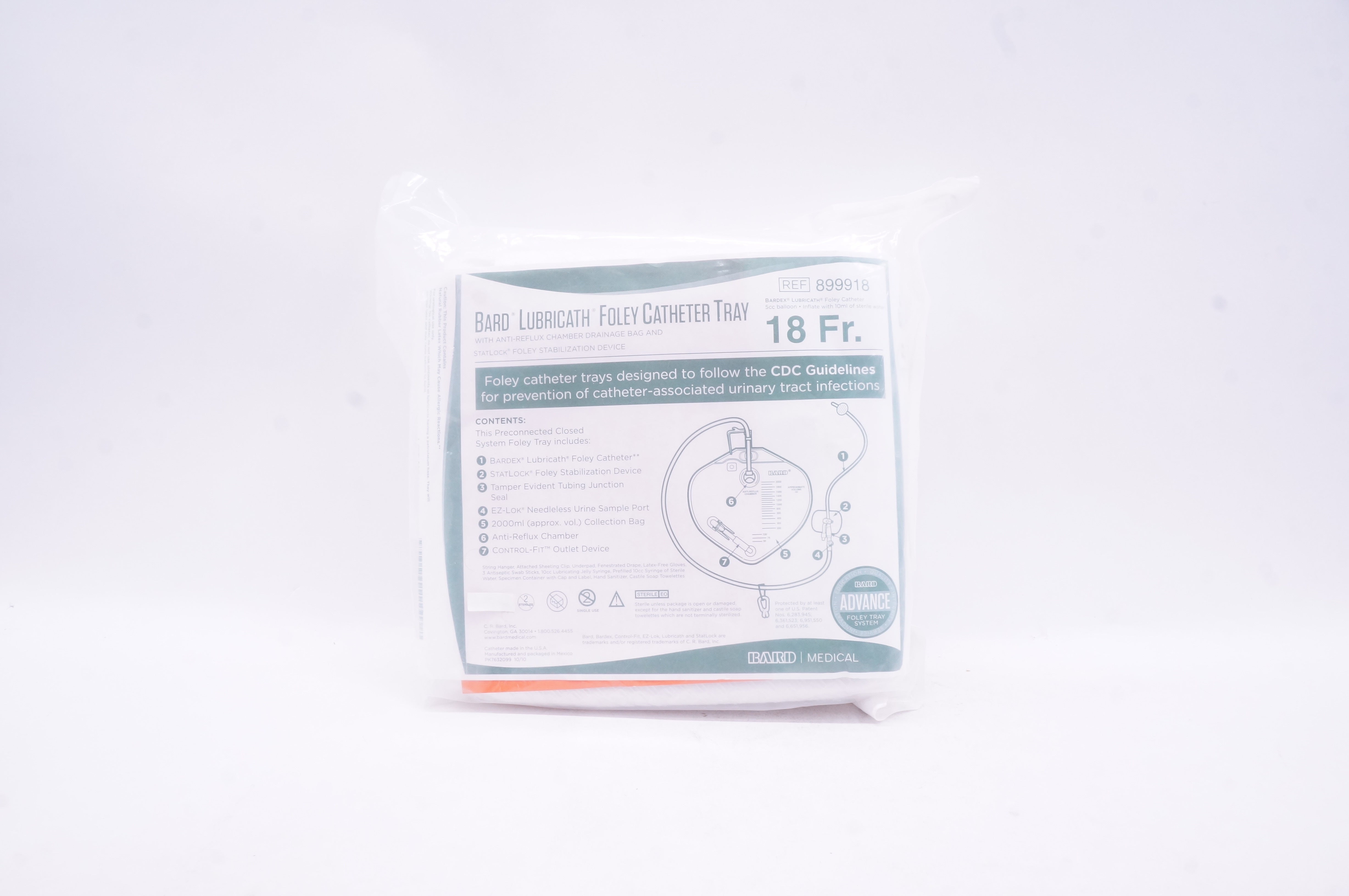 Bard 899918 Lubricath Foley Cath. Tray 18Fr (x)