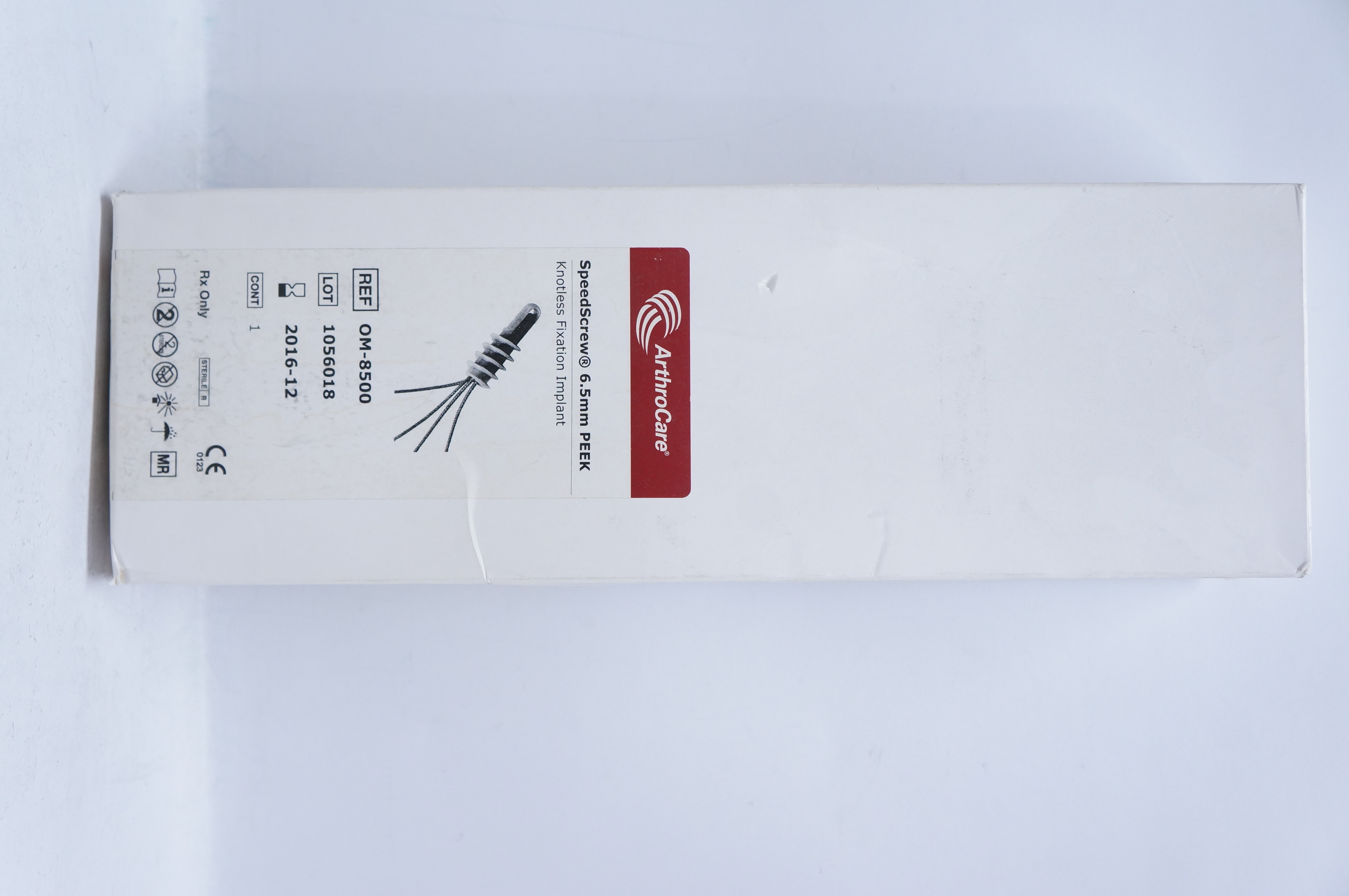 ArthroCare OM-8500 SpeedScrew 6.5mm PEEK, Knotless Fixation Implant (x)