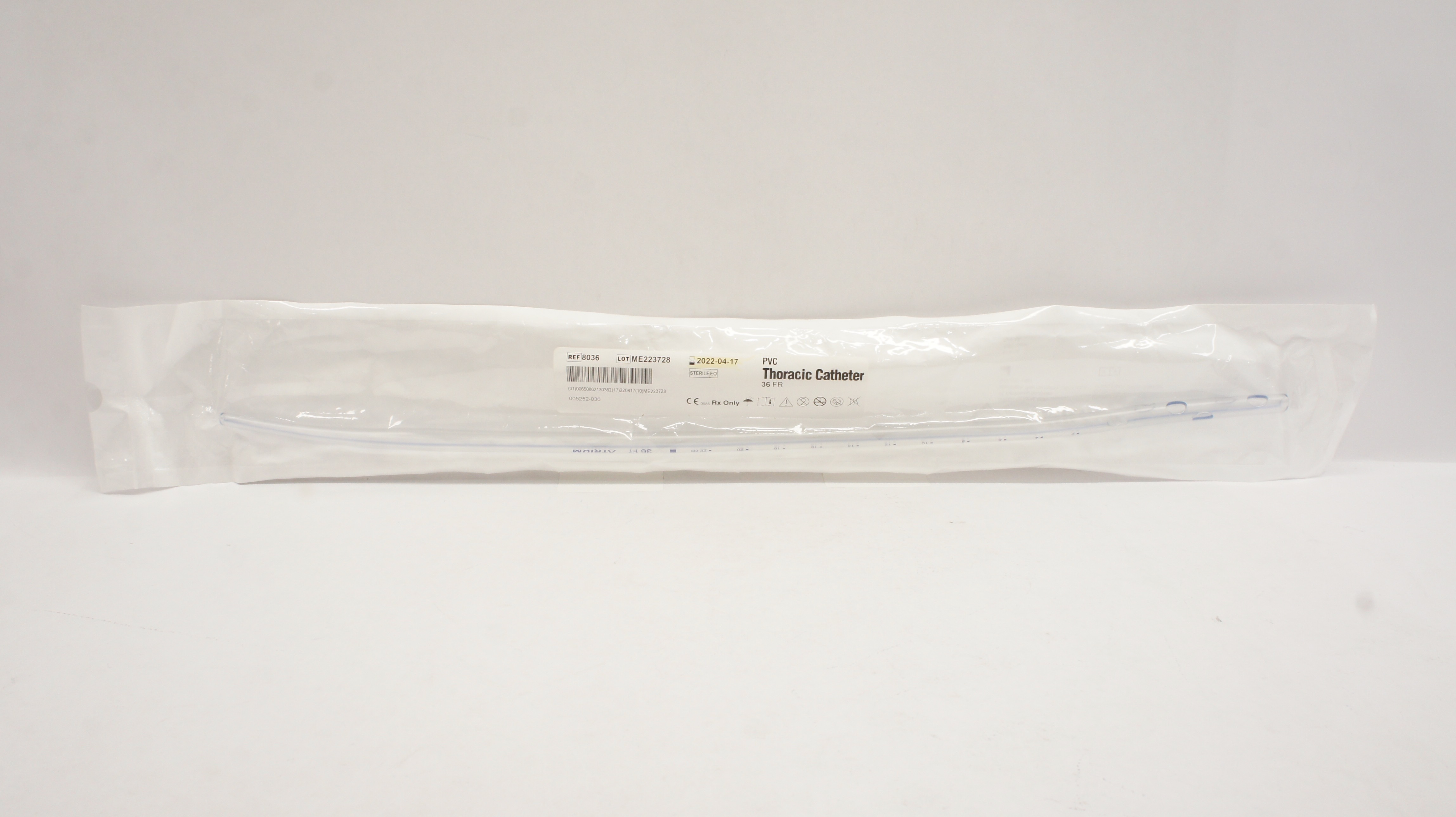 Atrium 8036 PVC Thoracic Cath. 36FR (x)