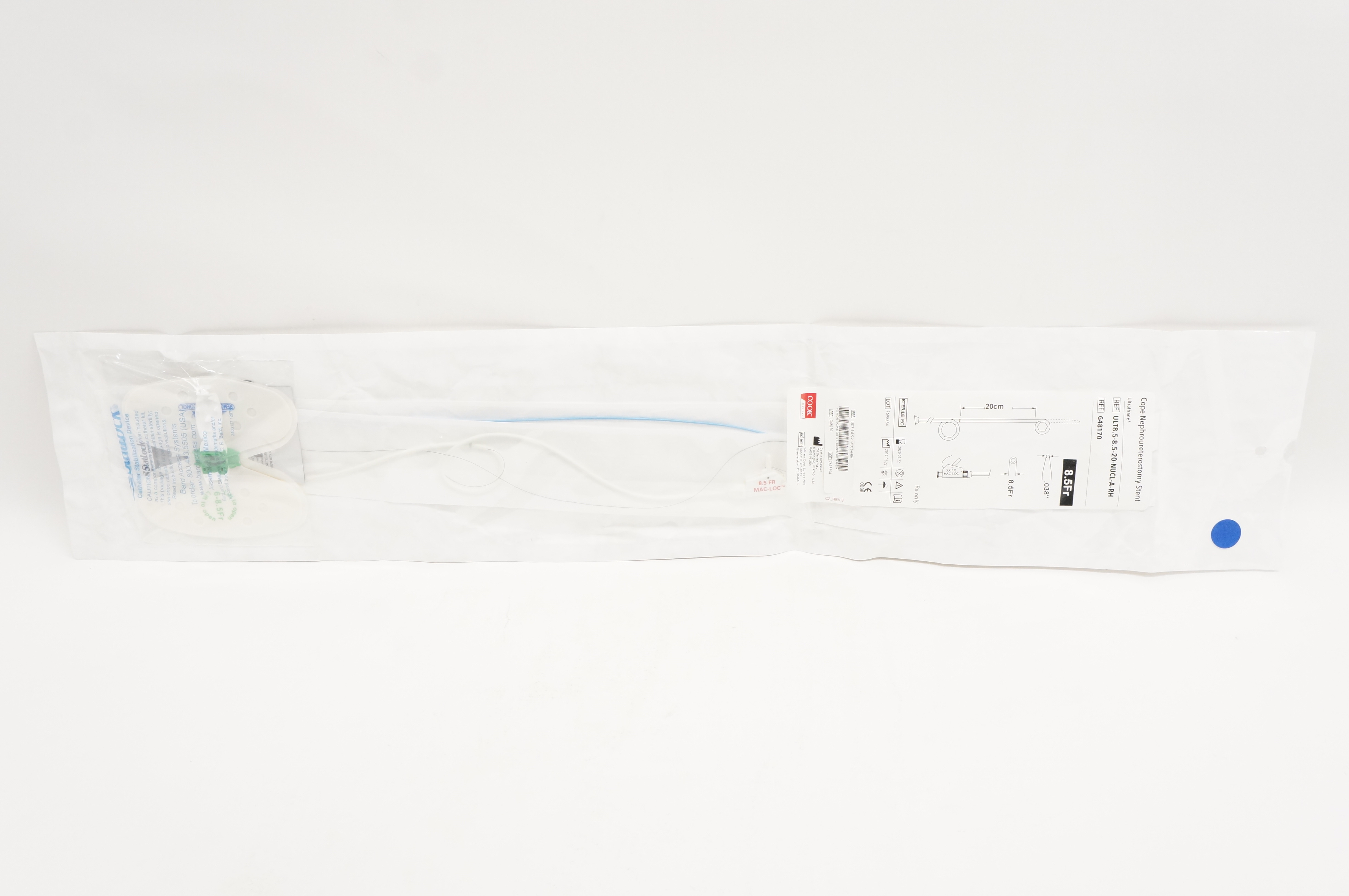 Cook Medical G48170 Cope Nephroureterostomy Stnt 8.5Fr x .038inch x 20cm (x)