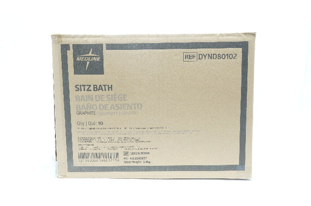 Medline DYND80102 Graphite Sitz Bath - Box of 10