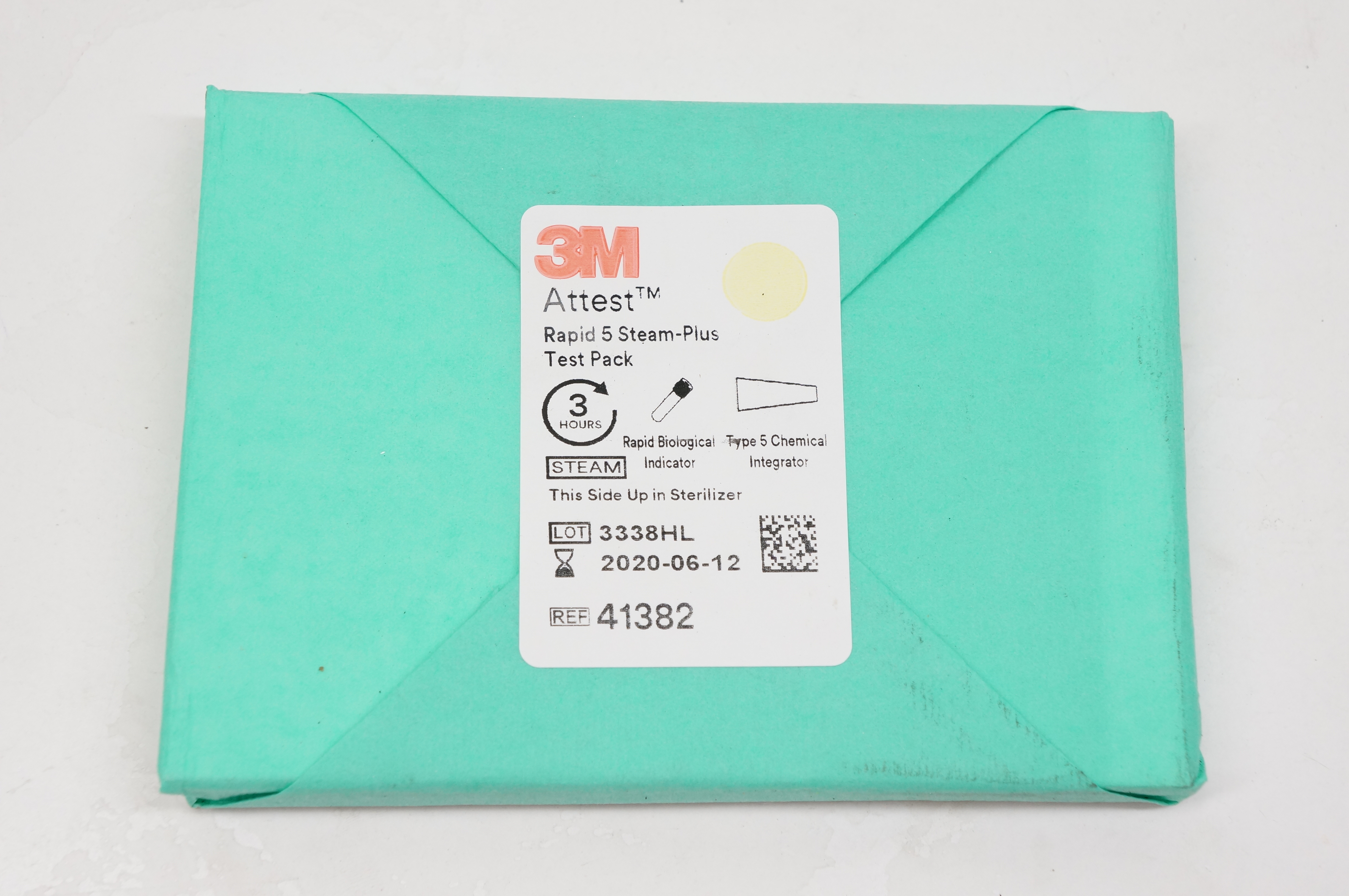 3M 41382 Attest Rapid 5 Steam-Plus Test Pack 3 Hours (x)