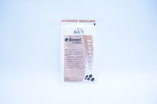 Molnlycke 47670 Biogel PI OrthoPro Synthetic Polyisoprene Surgical Gloves 7
