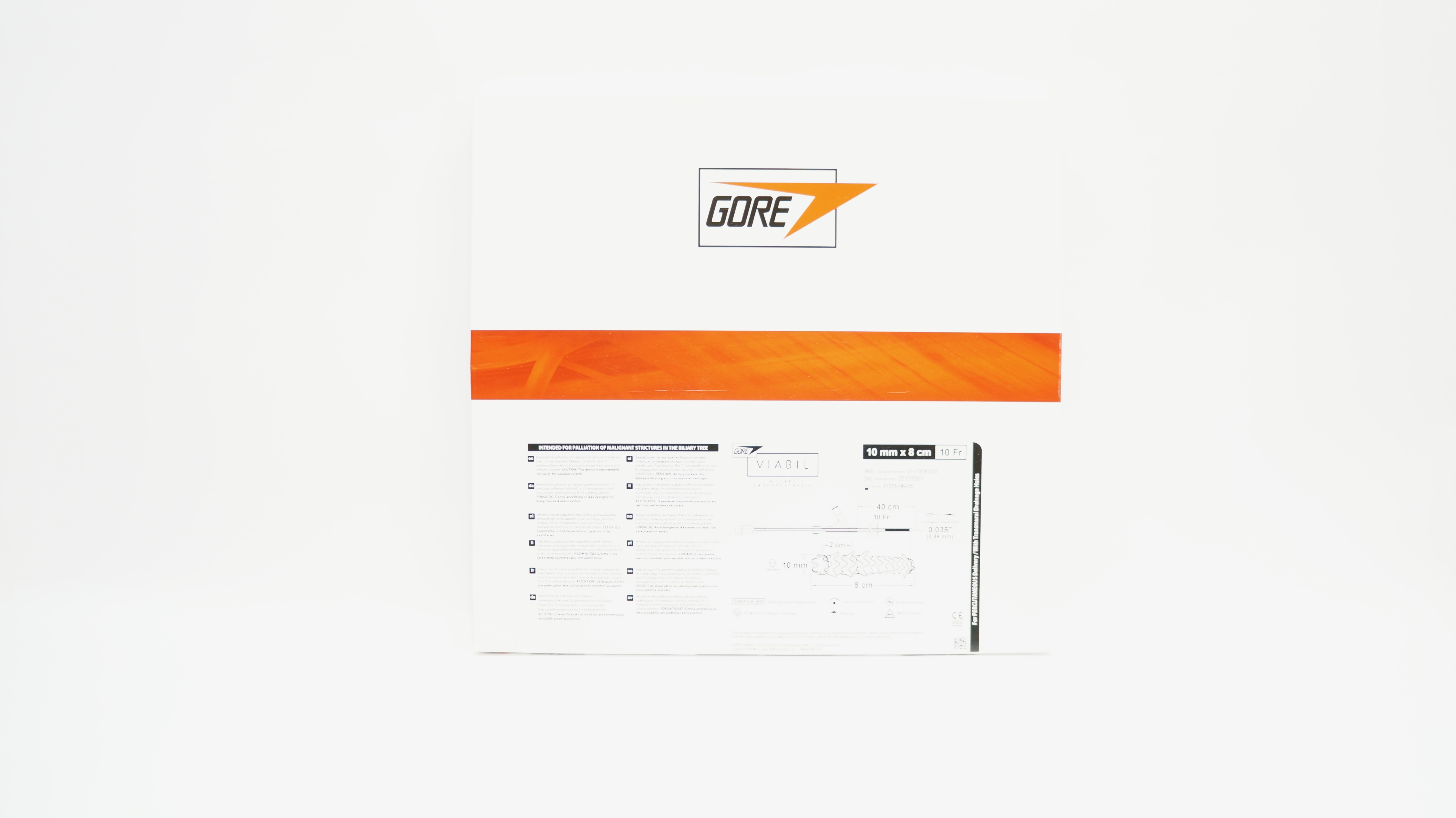 Gore VH1008040 Viabil Biliary Endoprosthesis 10mm x 8cm, 10Fr. (x)