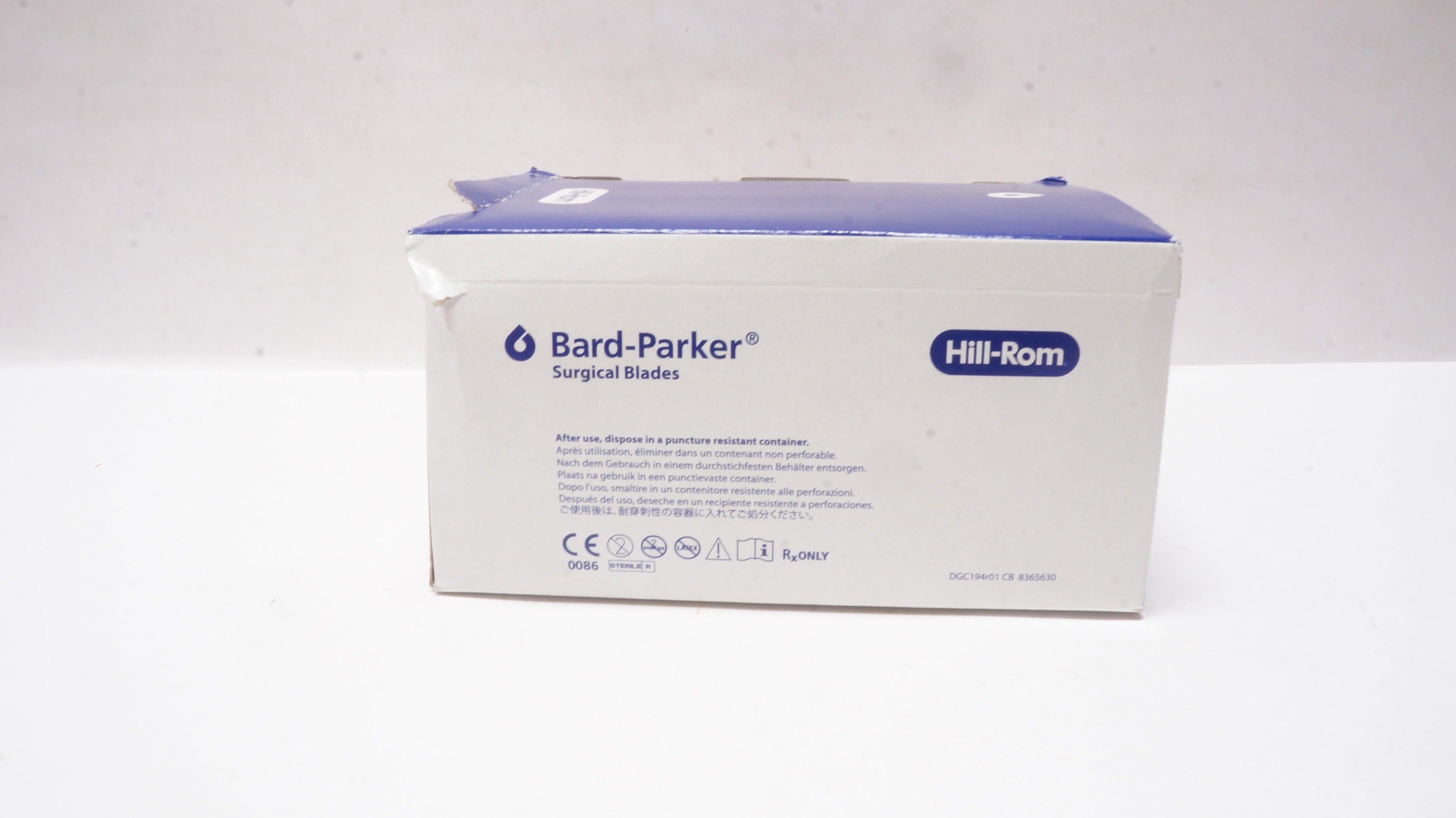 Bard-Parker 371110 Aspen Surgical Rib-Back Surgical Blades #10 - Box of 150