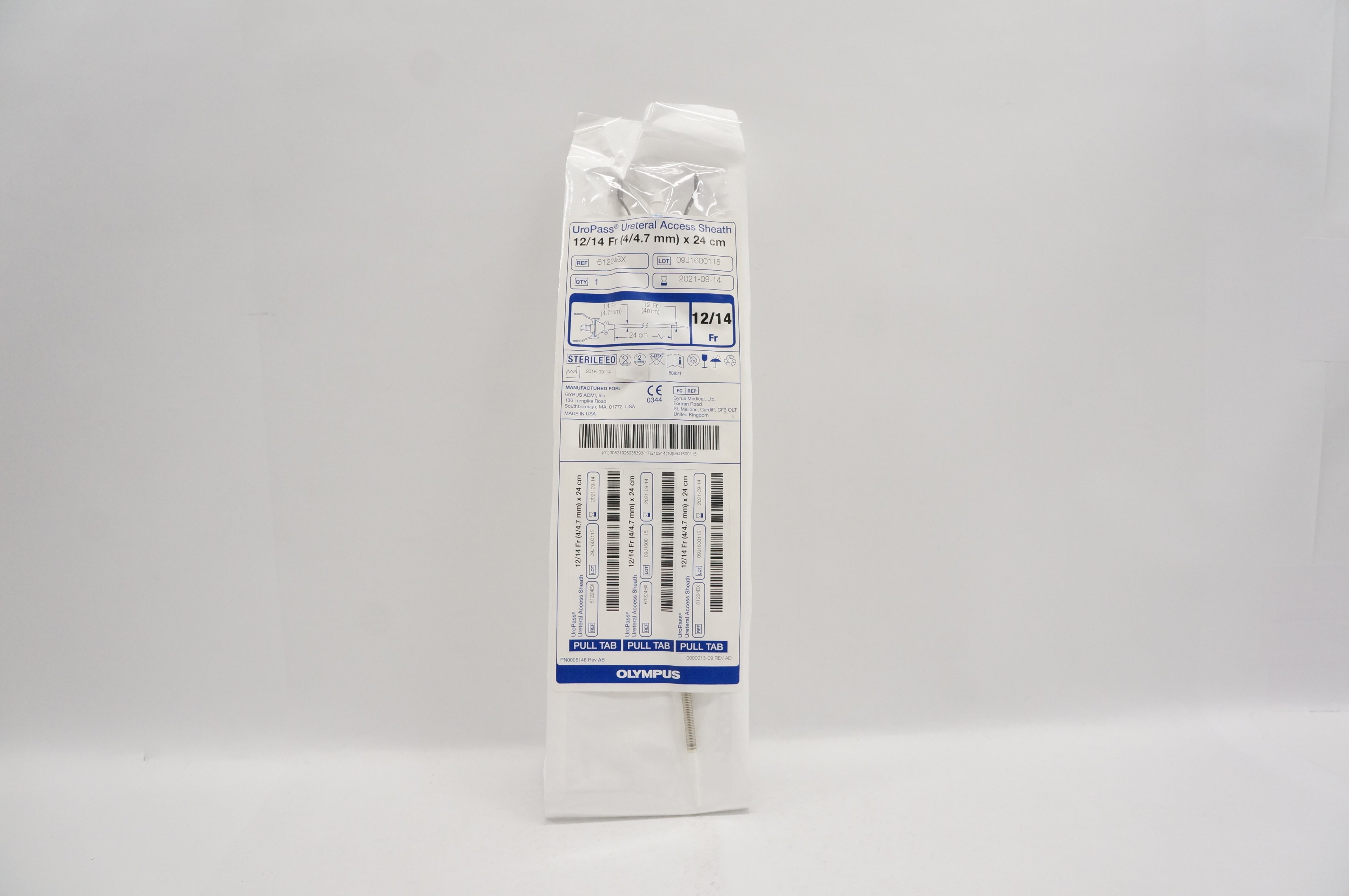 Gyrus ACMI 61224BX Olympus UroPass Ureteral Access Sheath 12/14Fr. x 24cm (x)