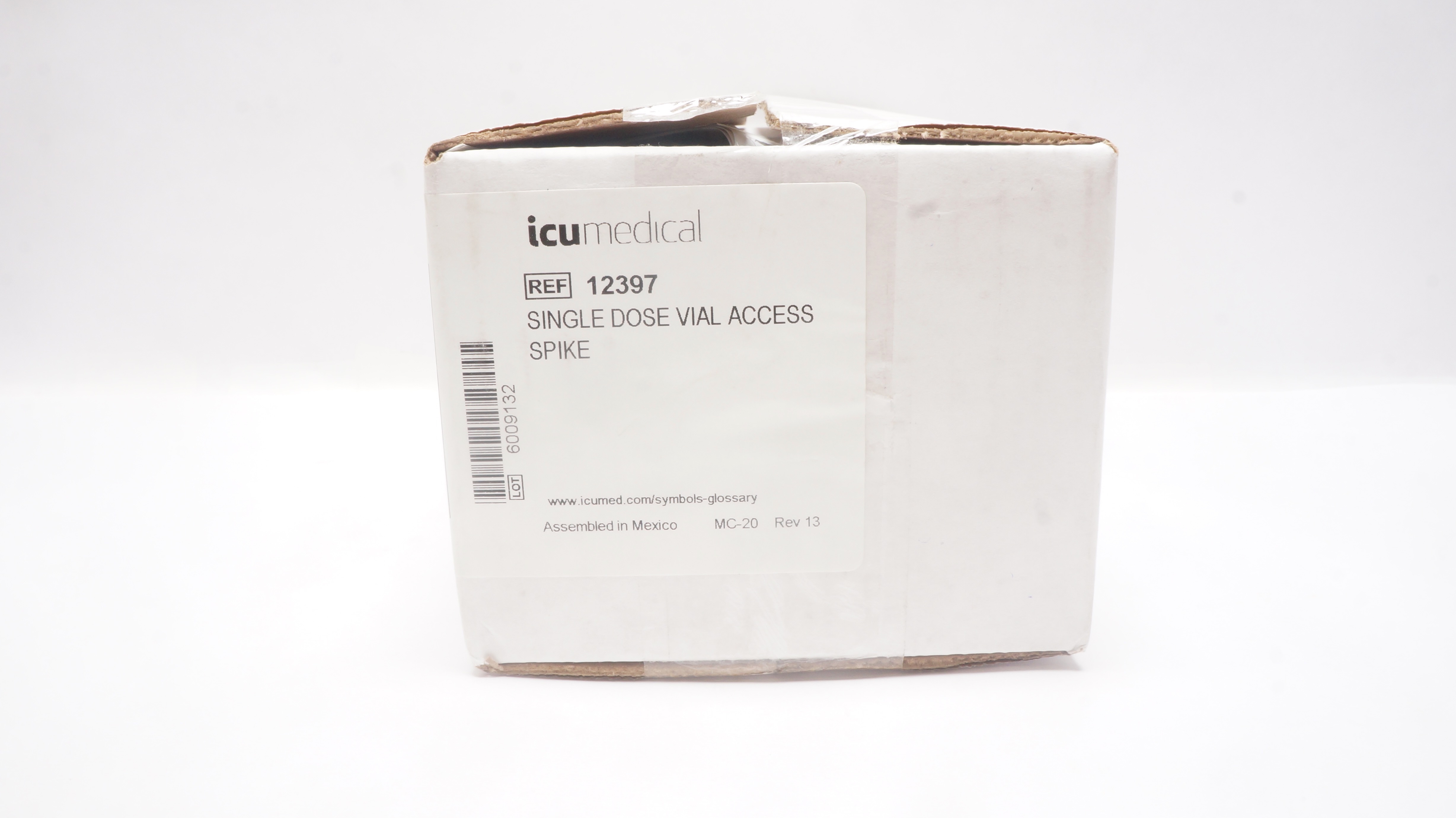 ICU Medical 12397 Single Dose Vial Access Spike - Box of 50