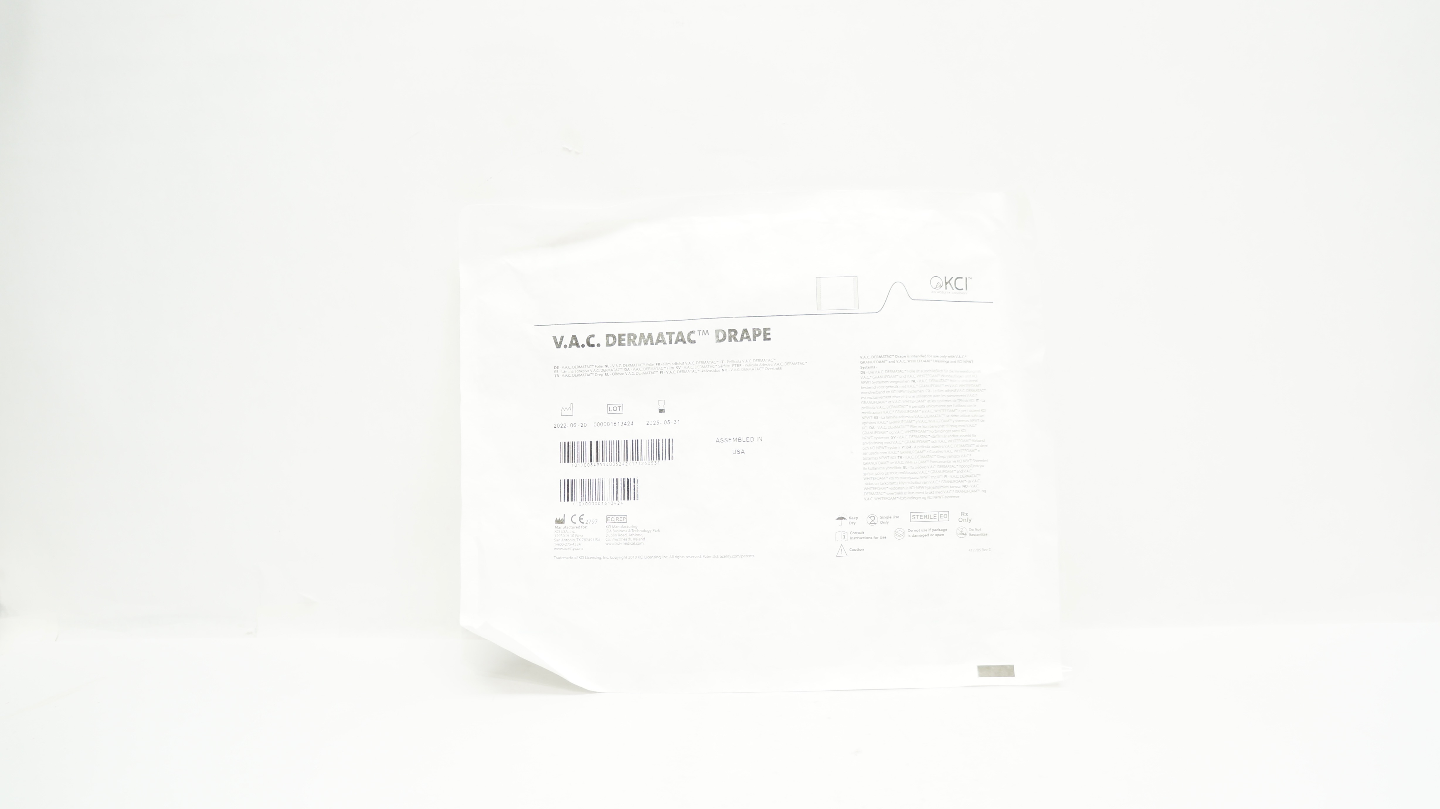 KCI V.A.C. Dermatic Drape