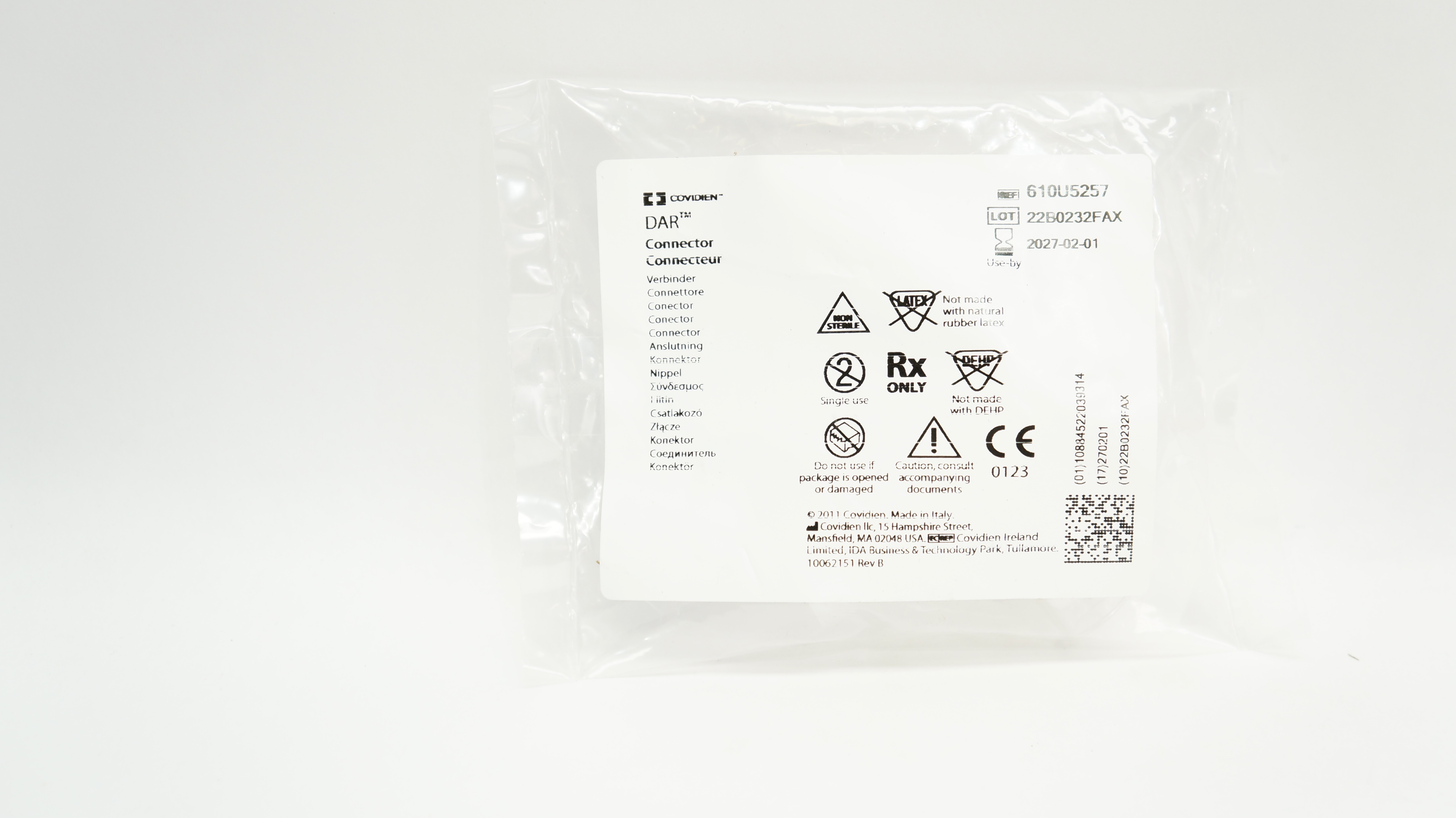 Covidien 610U5257 DAR Connector