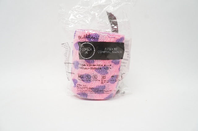 Andover 5300KP A Flexible Cohesive Bandage NL Kids Pack 3inx5yds 3inx2.2yds Pink