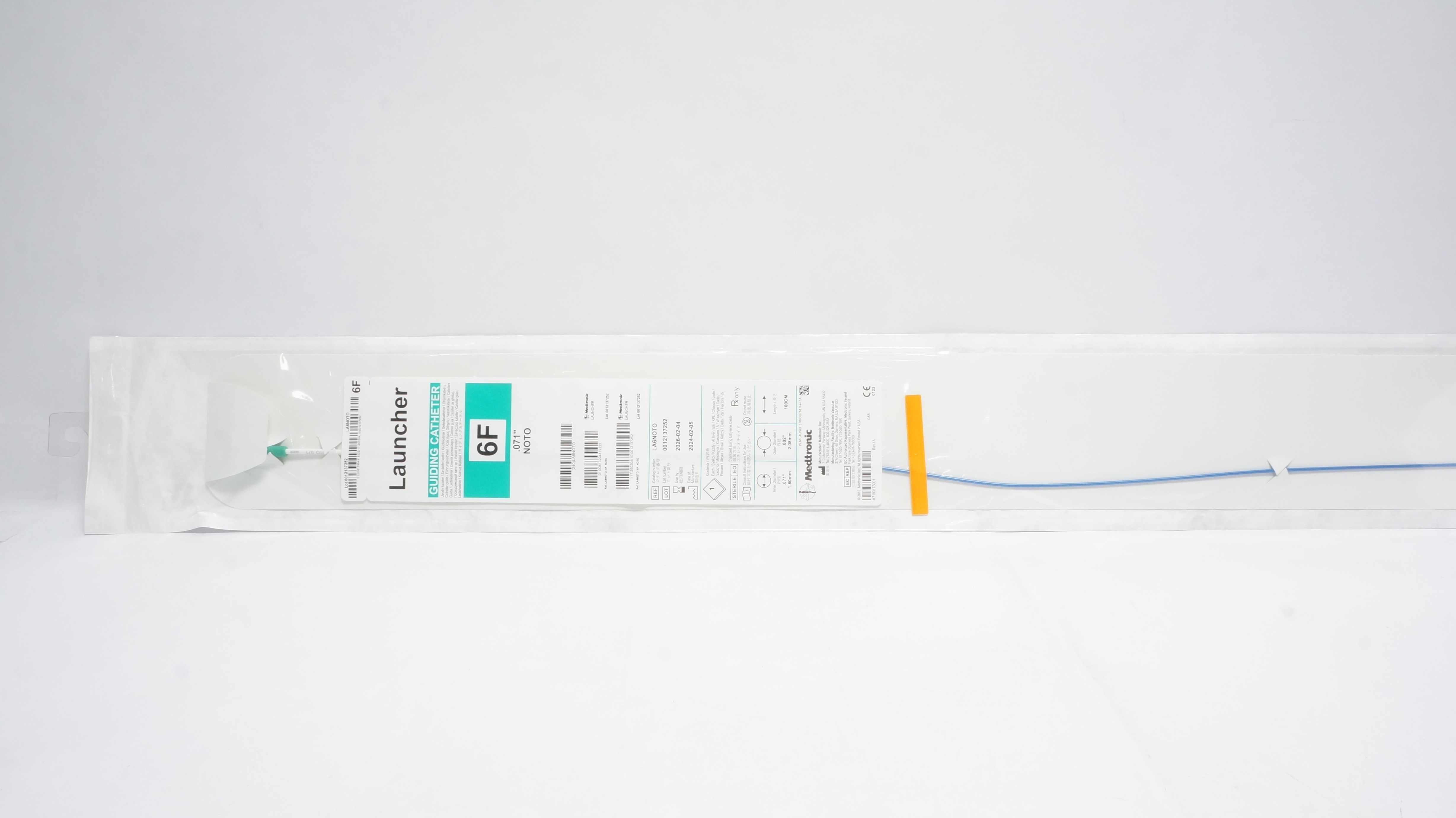 Medtronic LA6NOTO Launcher Guiding Cath. 6F .071In NOTO