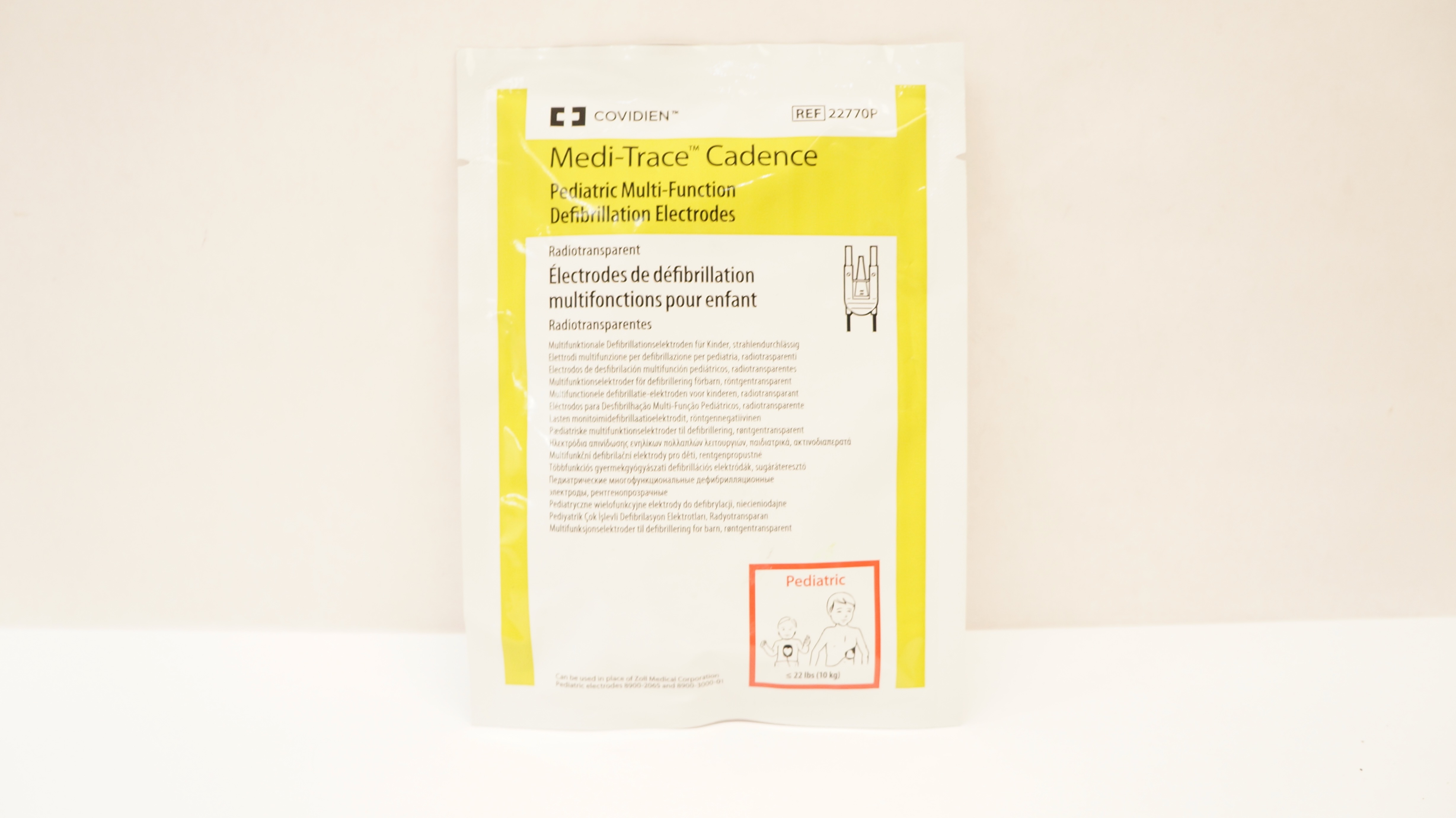 Covidien 22770PC Medi-Trace Cadence Adult Multi-Function Electrodes >22lbs (x)