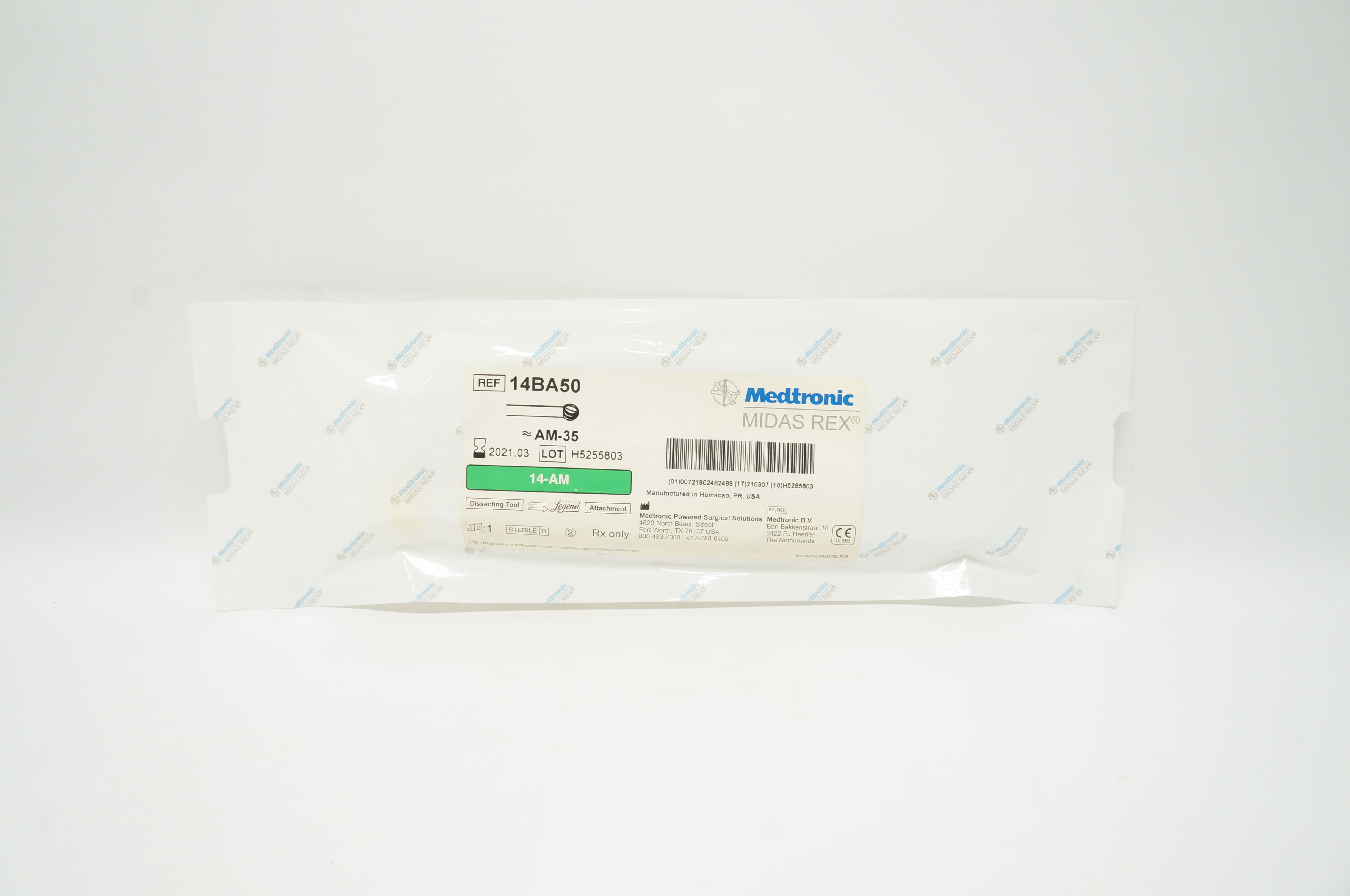 Medtronic 14BA50D Midas Rex AM-35D 14-AM Dissecting Tool (x)