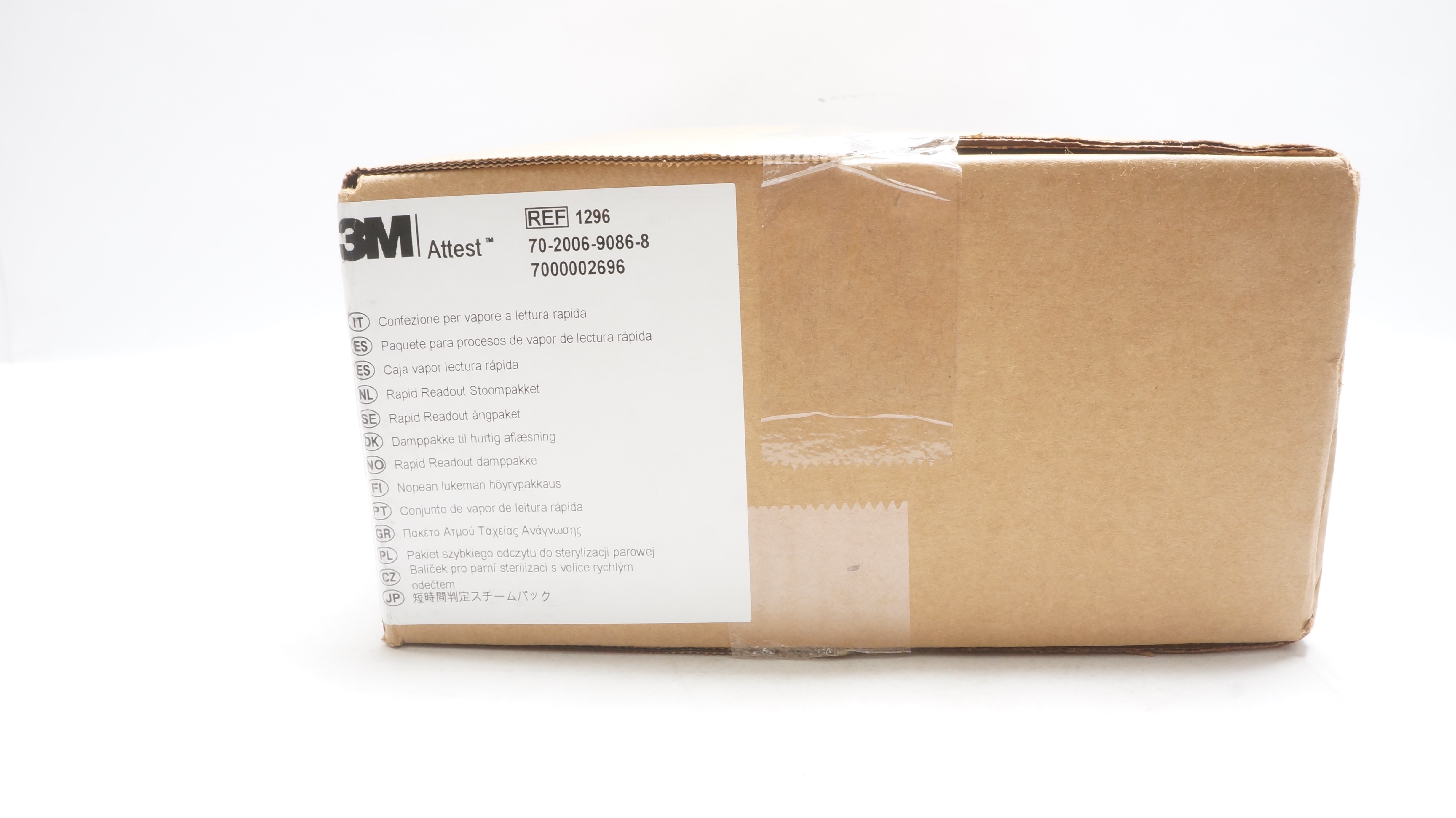 3M 1296 Attest Rapid Readout Steam Pack - Case of 25