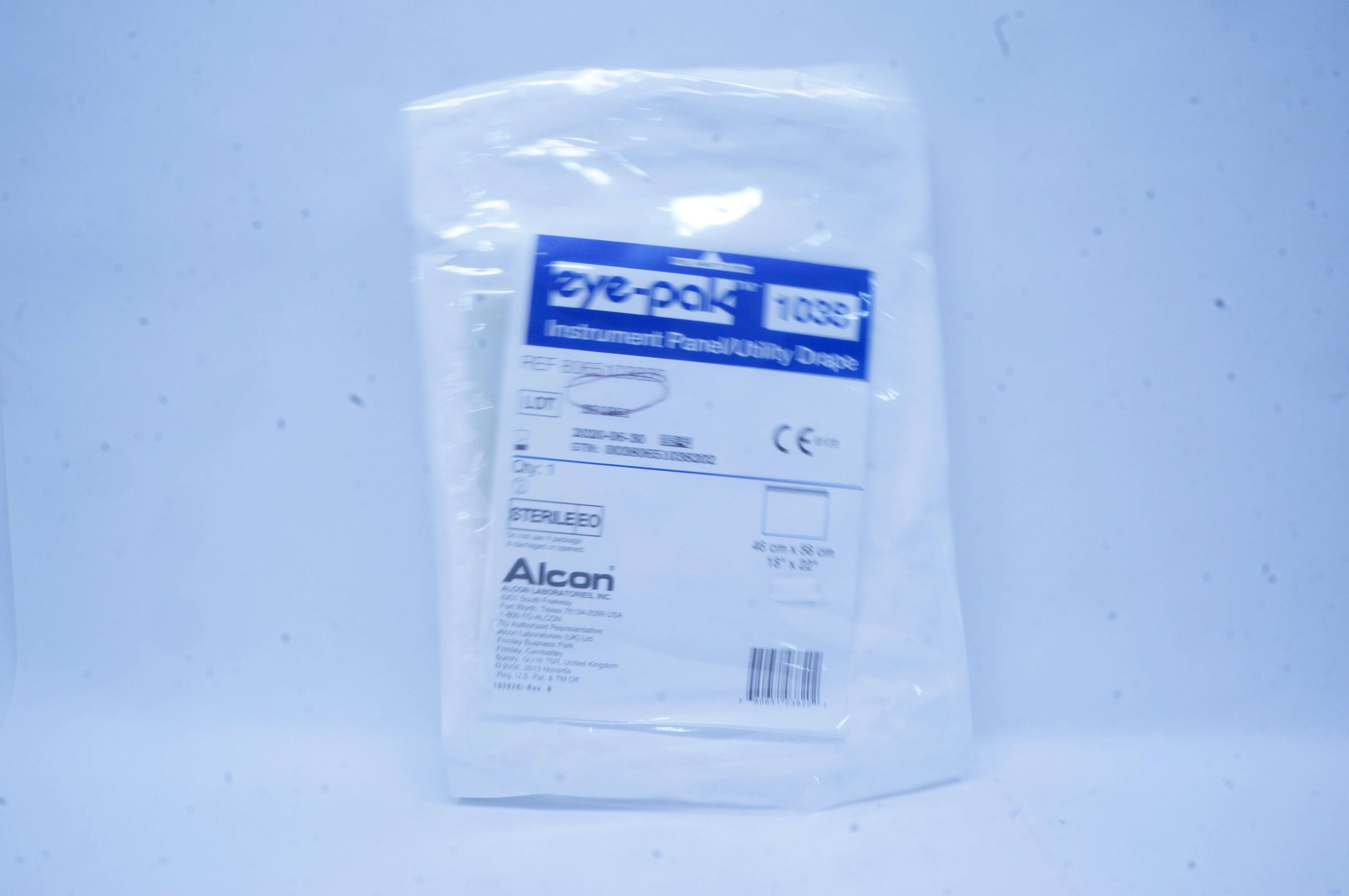 Alcon 8065103820 Eye-Pak Instrument Panel/Utility Drape 18inch x 22inch (x)