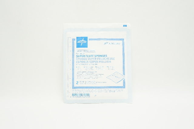 Medline NON25852 BULKEE II Super Fluff Sponges 6 x 6.75inch - Packet of 2
