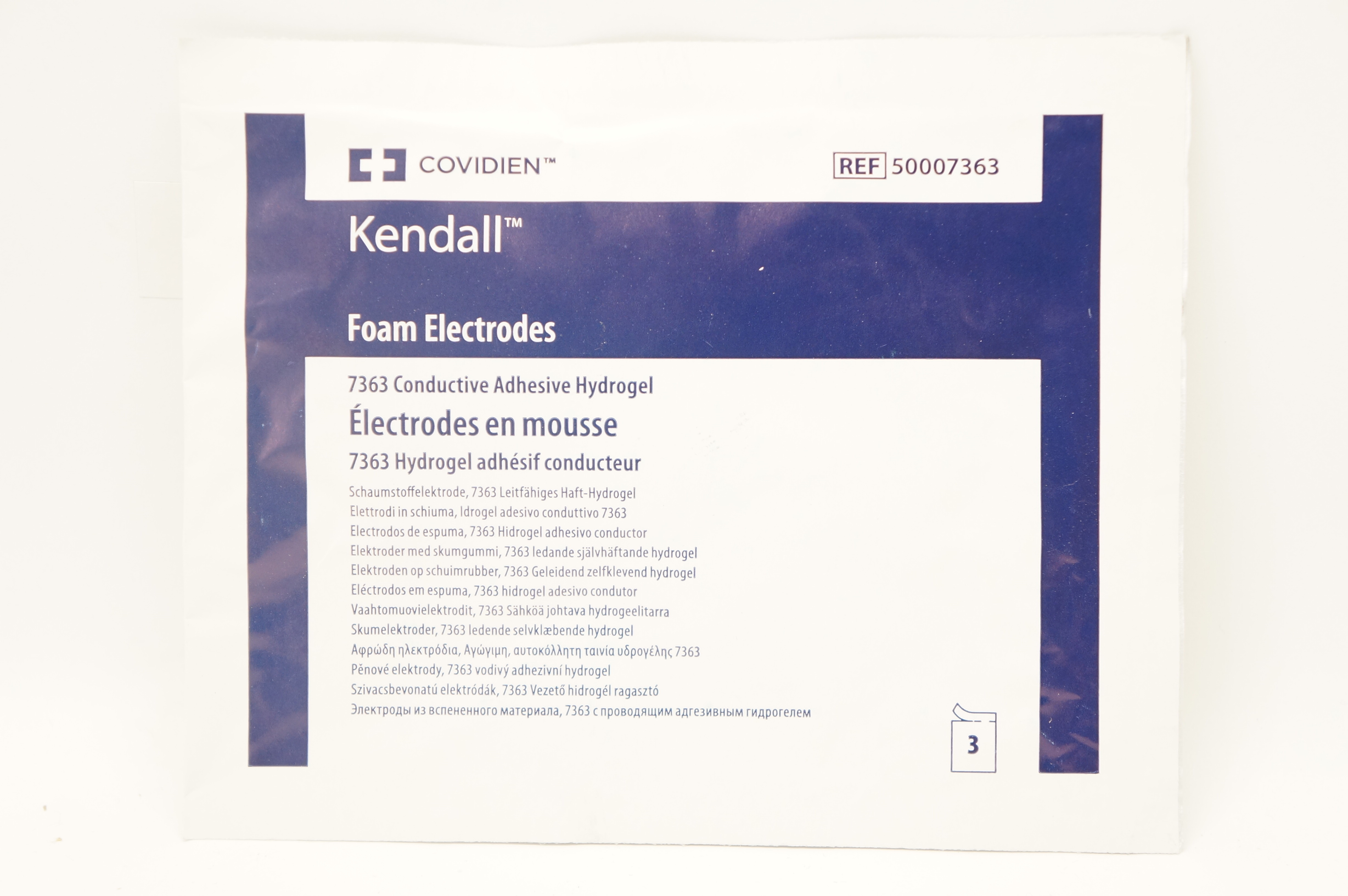 Covidien 50007363 Kendall Foam Electrodes (x) - Pack of 3