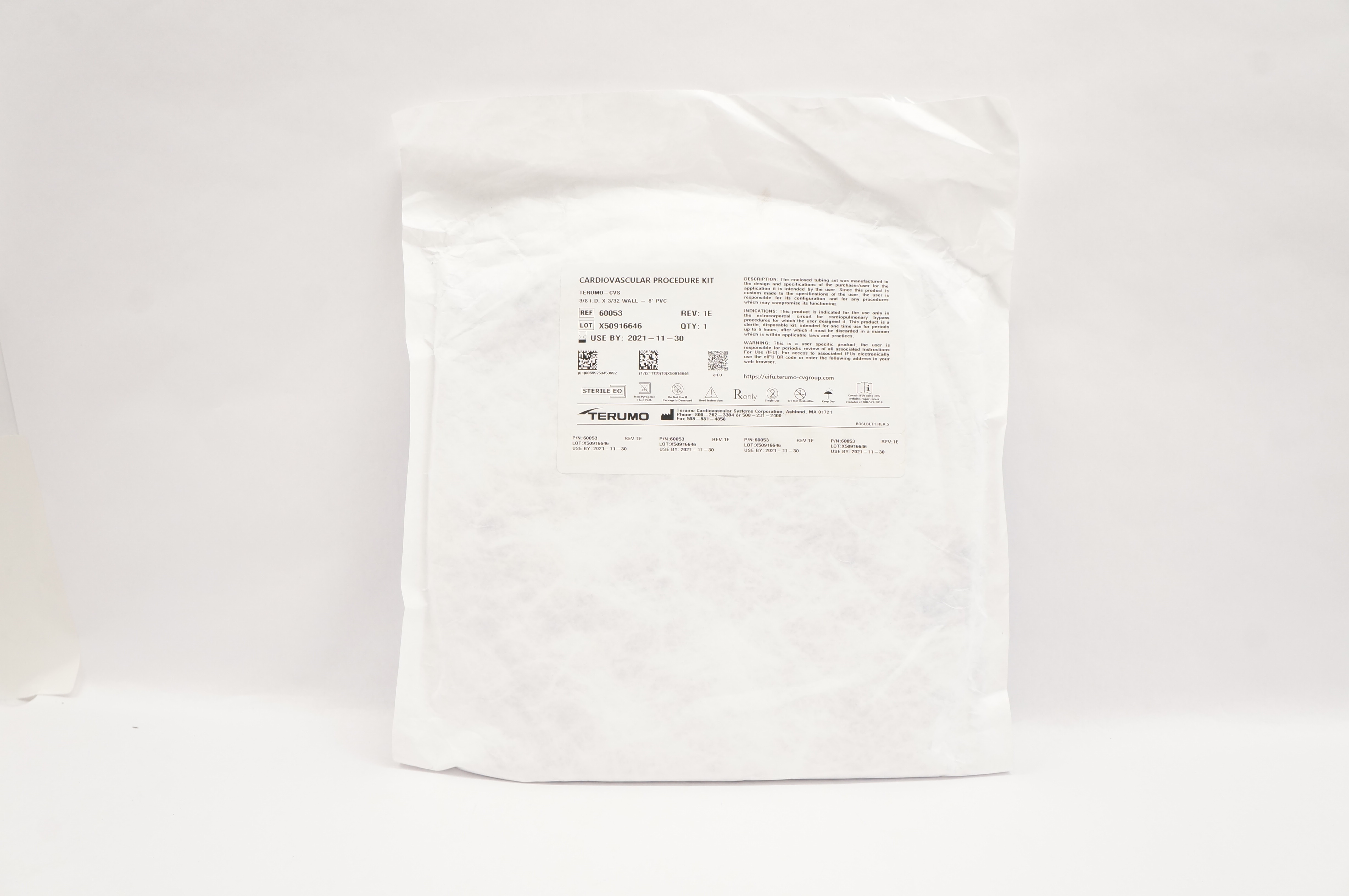 Terumo 60053 Cardiovascular Procedure Kit (x)