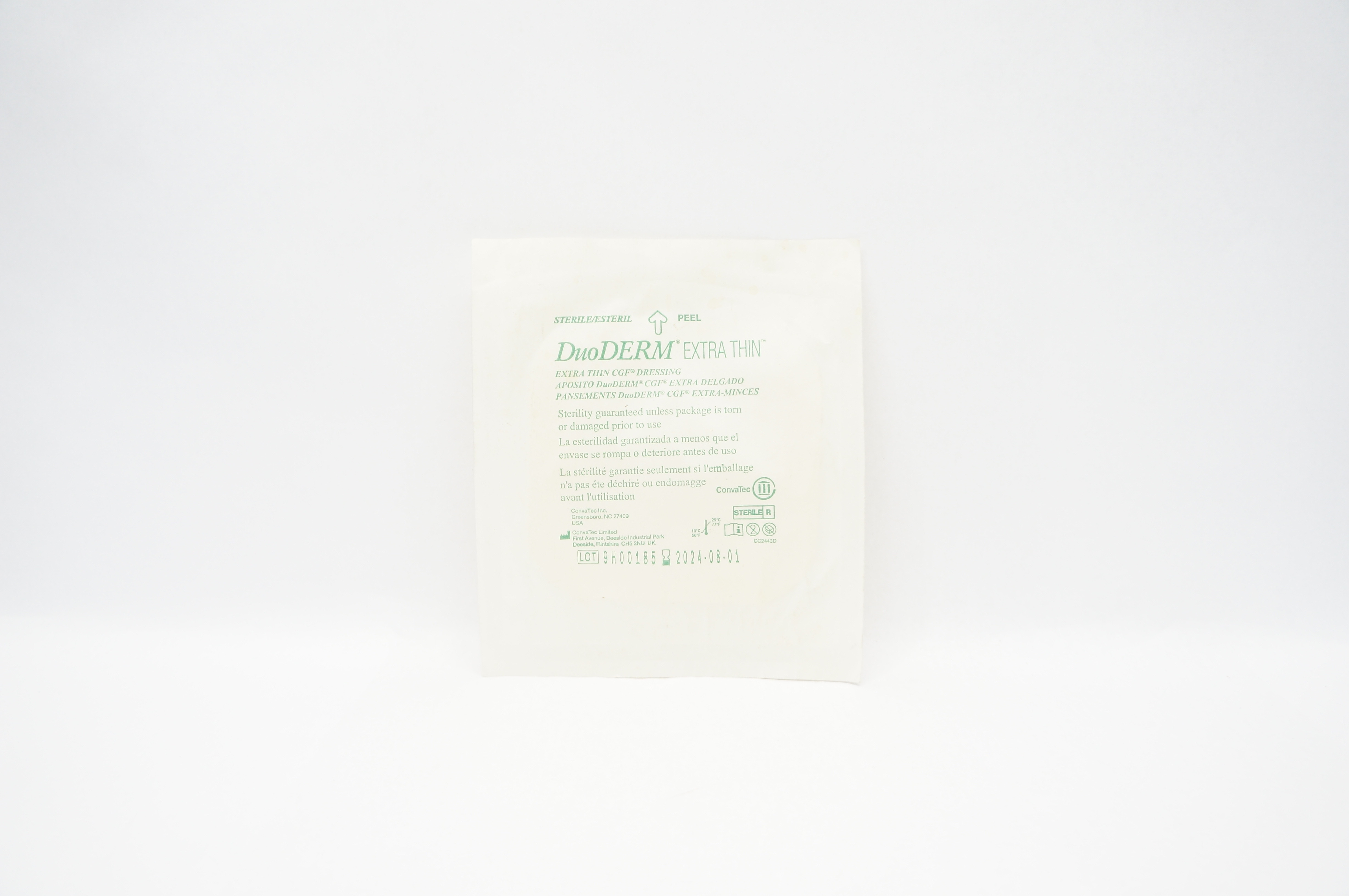 ConvaTec CC2443C DuoDerm Extra Thin CGF Dressing
