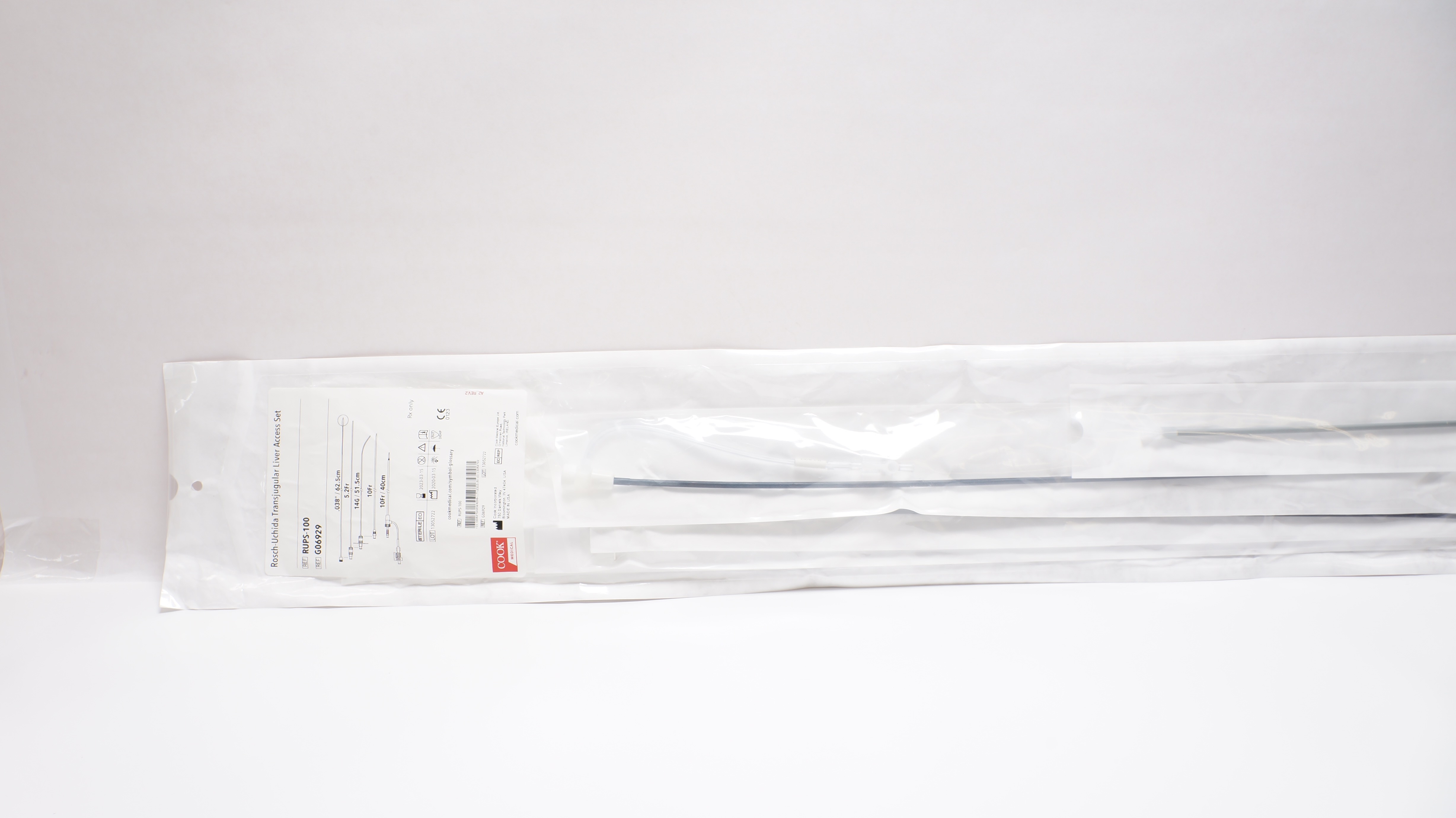 Cook Medical G06929 Rosch-Uchida Transjugular Liver Access Set 10Fr x 40cm (x)