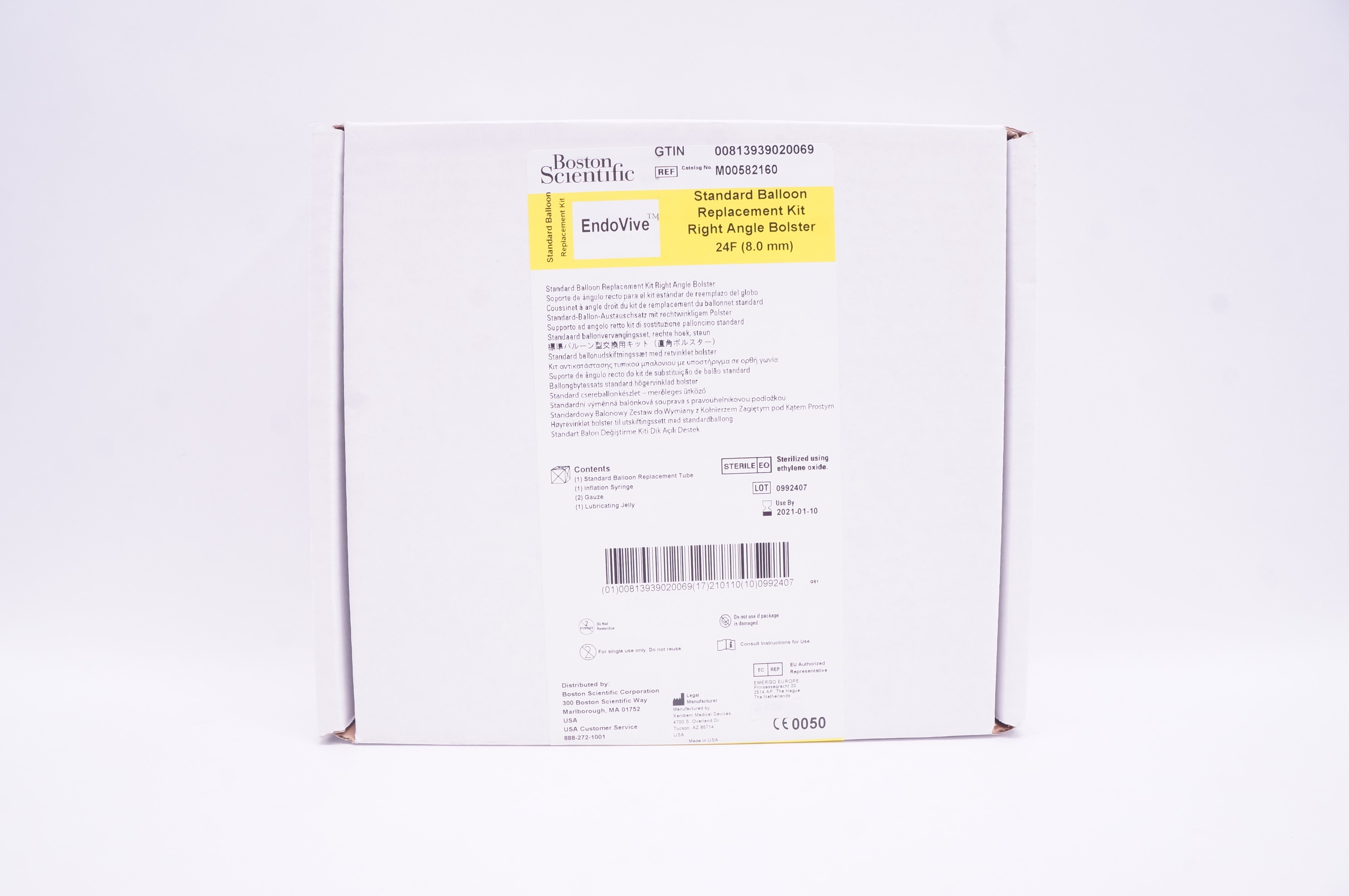 Boston Scientific 58216 EndoVive Standard Balloon Replacement Kit 24F (x)
