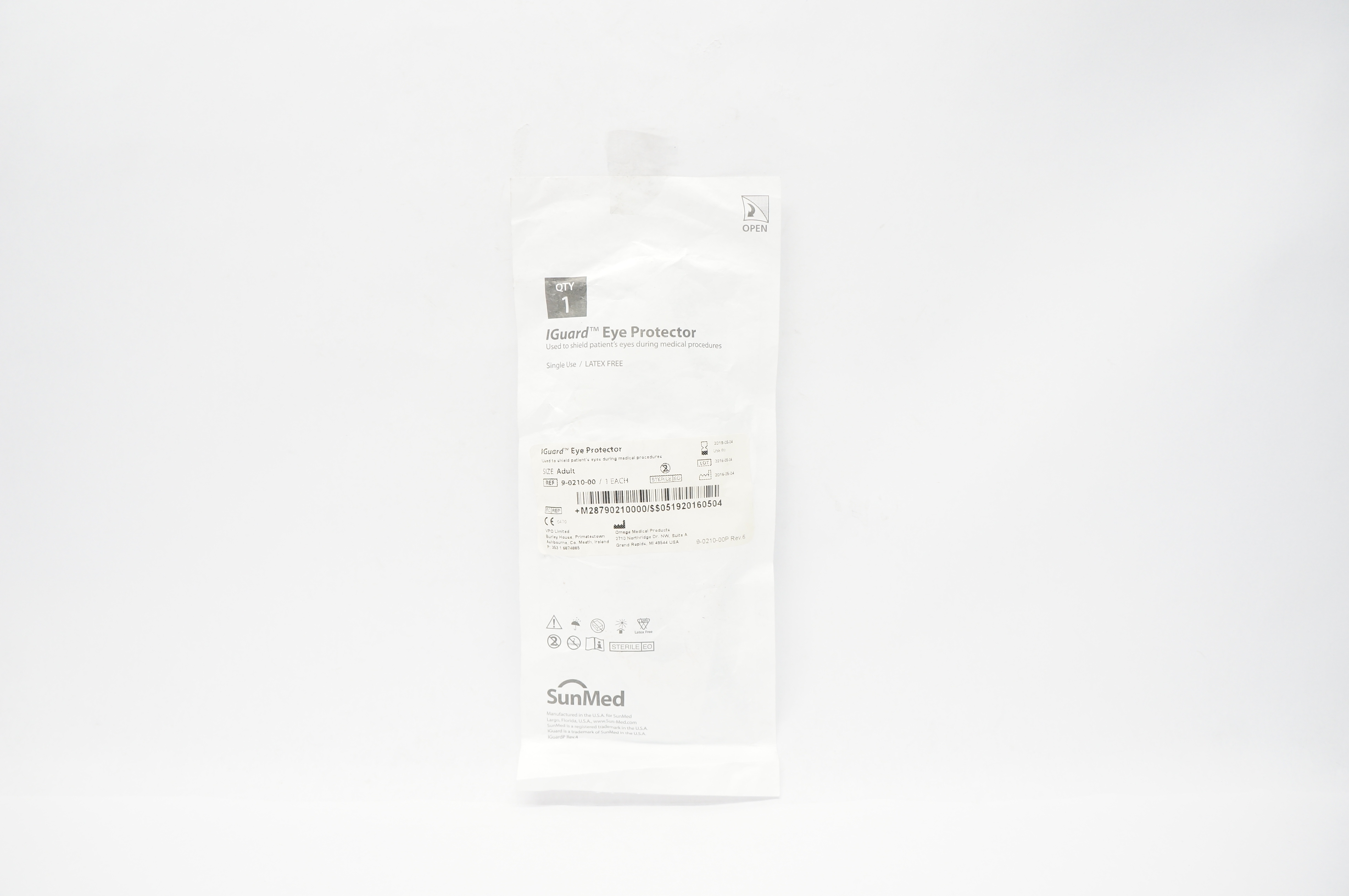 SunMed 9-0210-00 IGuard Eye Protector Adult (x)