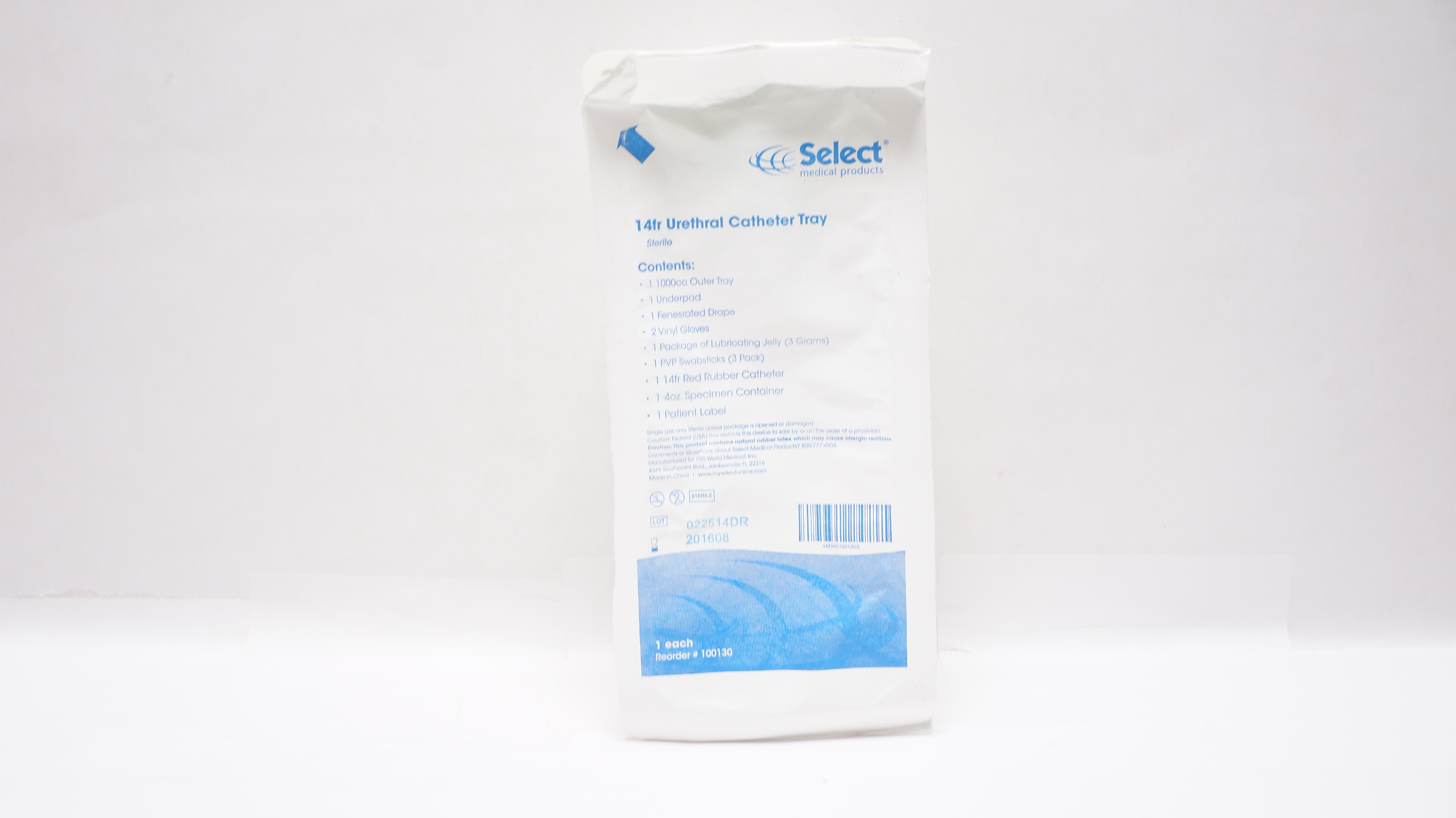 Select Medical Products 100130 Urethral Cath Tray 14Fr (x)