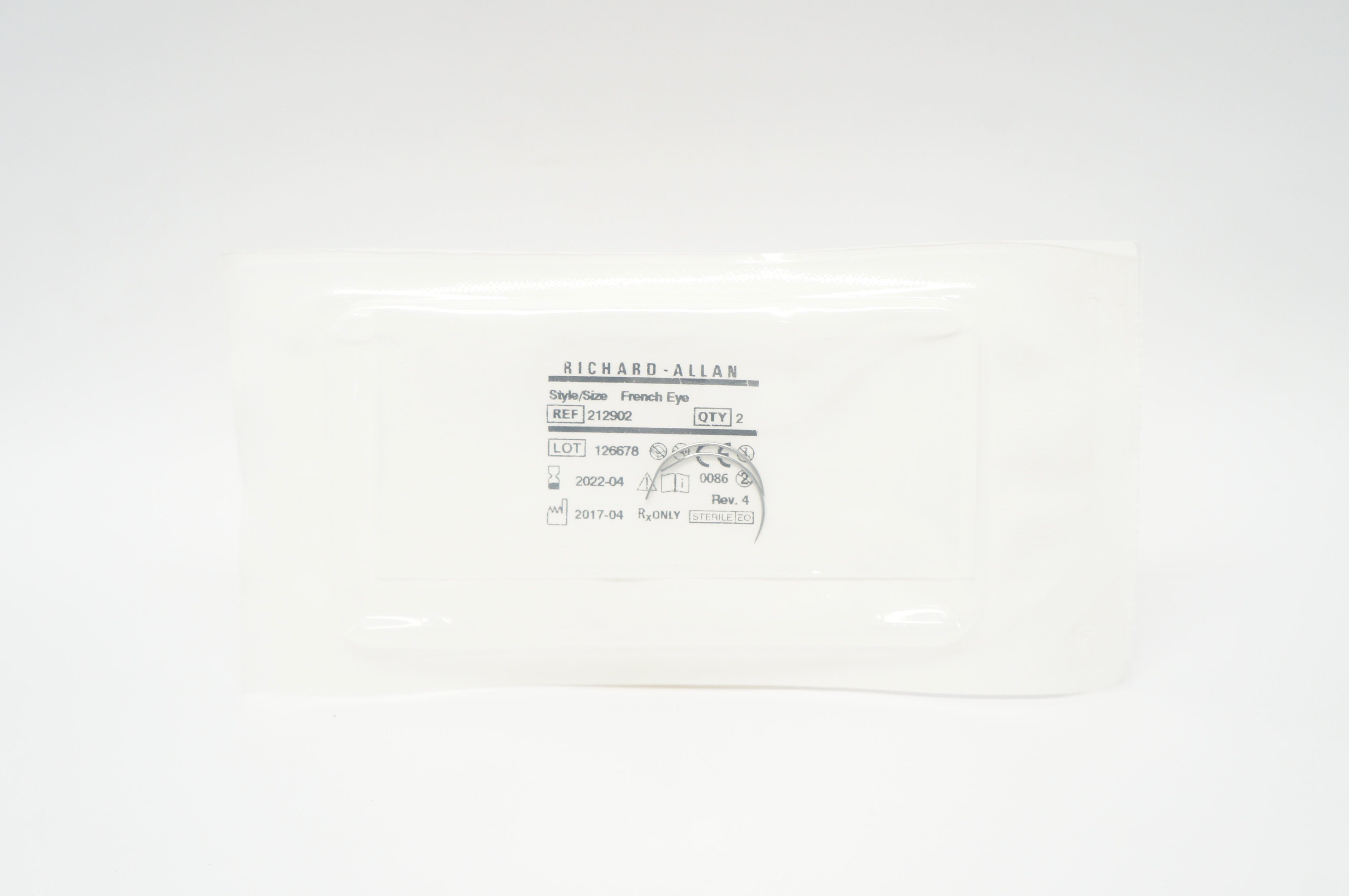 Richard Allan 212902 Stre Ndle, French Eye (x) - Pack of 2