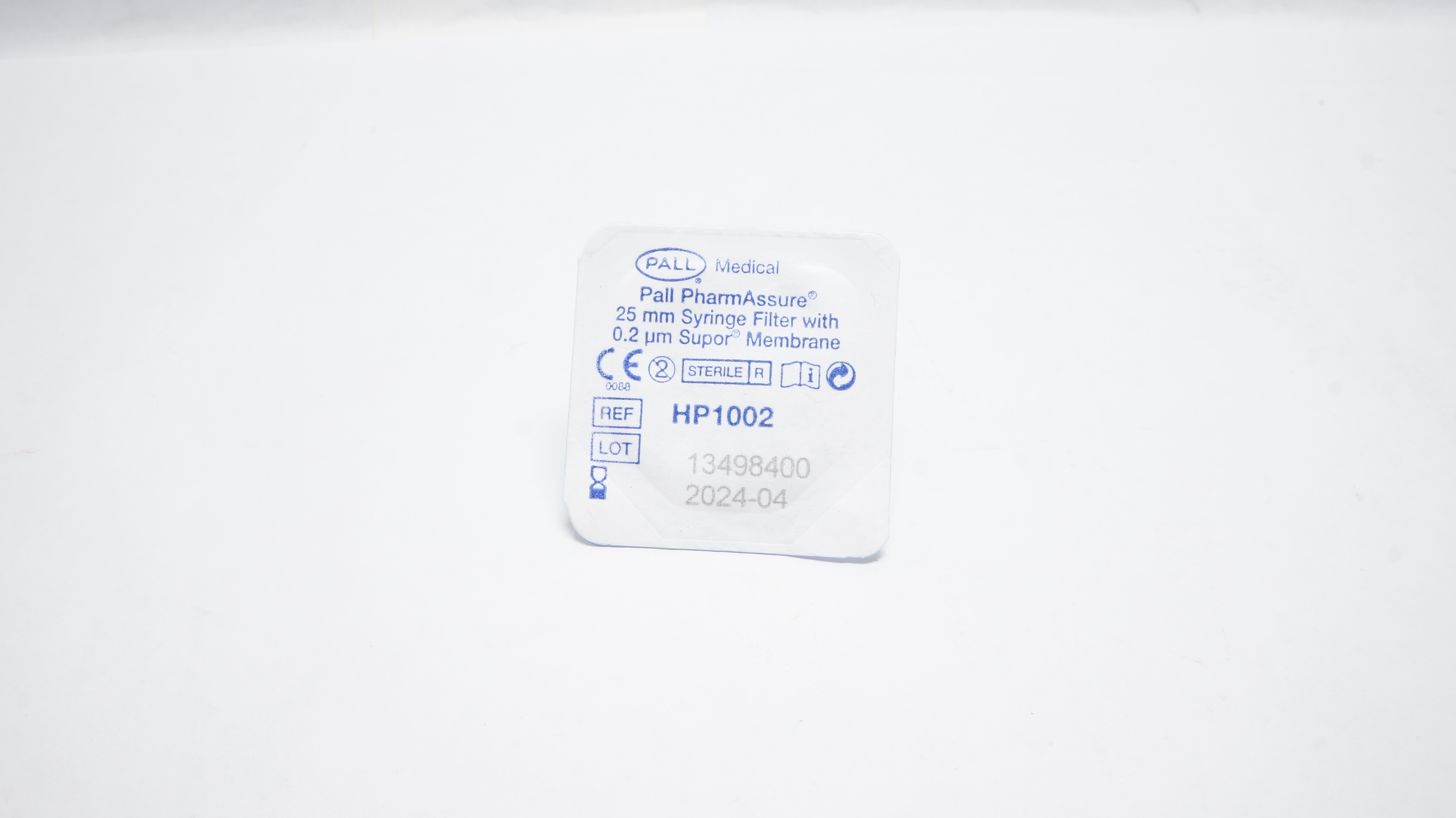 Pall Medical HP1002 PharmAssure 25mm Syringe Filter w/Supor Membrane 0.2µm (x)