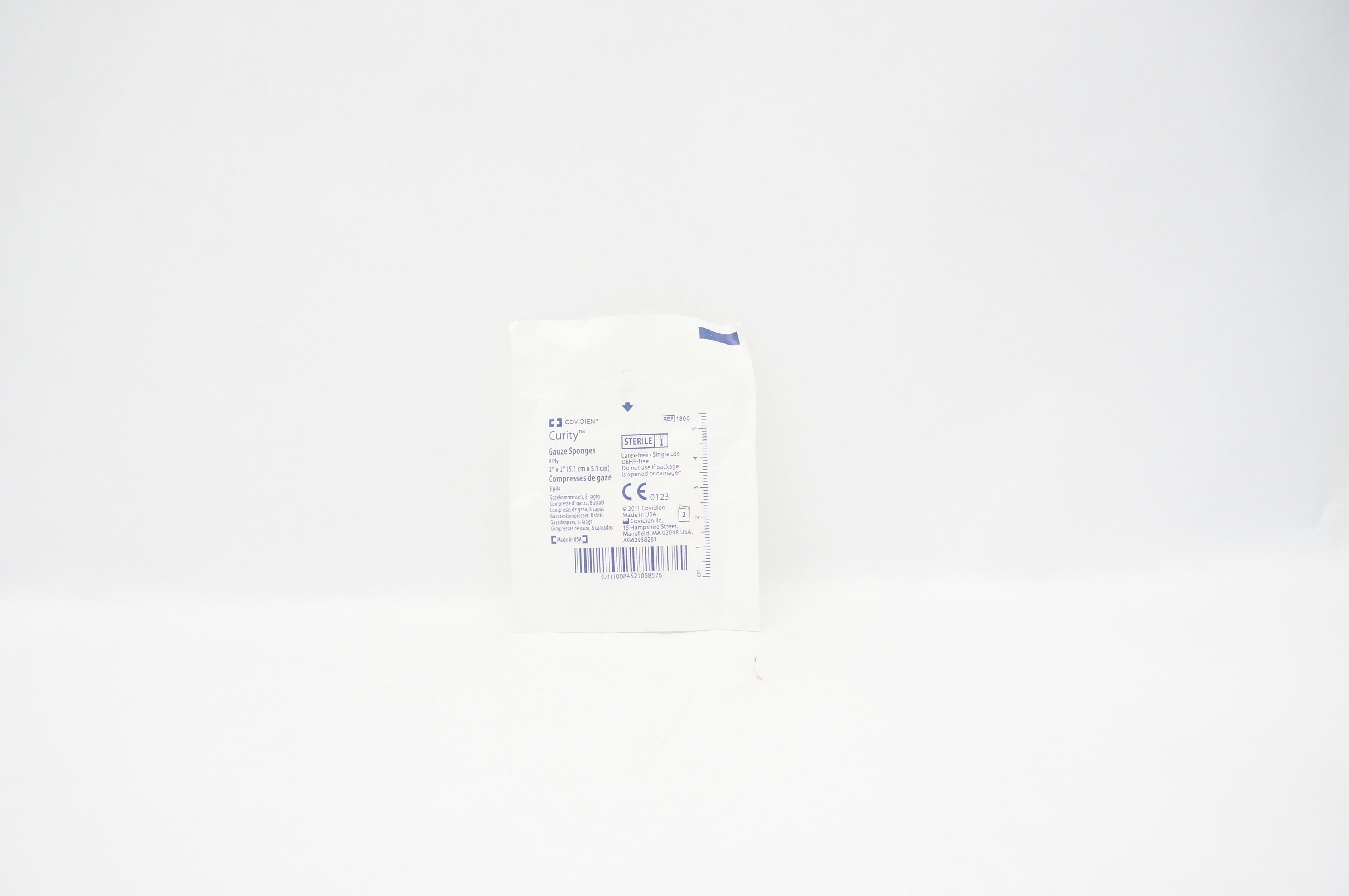 Covidien 1806 Curity Gauze Sponges 8-Ply 2 inch x 2 inch (x) - Pack of 2