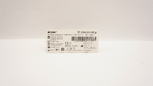 Stryker 2296-003-029 65 degree Angle Precision Thin Offset 10.5 x 0.38 (x)