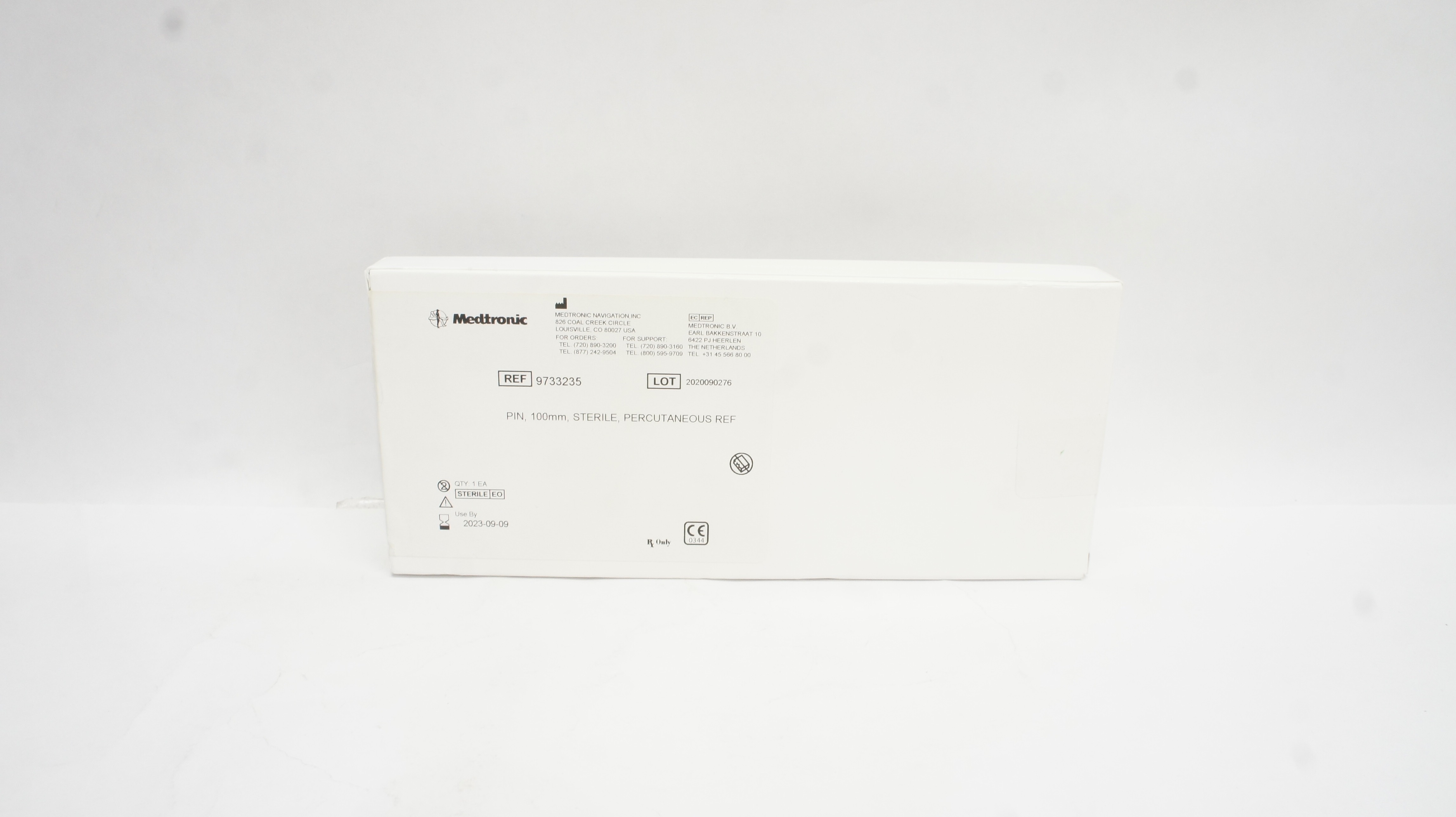 Medtronic 9733235 Pin, Sterile Percutaneous Ref, 100mm (x)