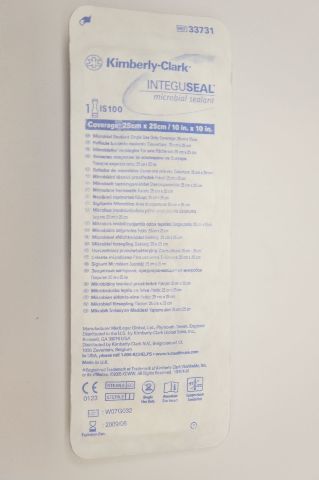 33731 ~ Kimberly-Clark Microbial Sealant 10in. x 10in. (x)