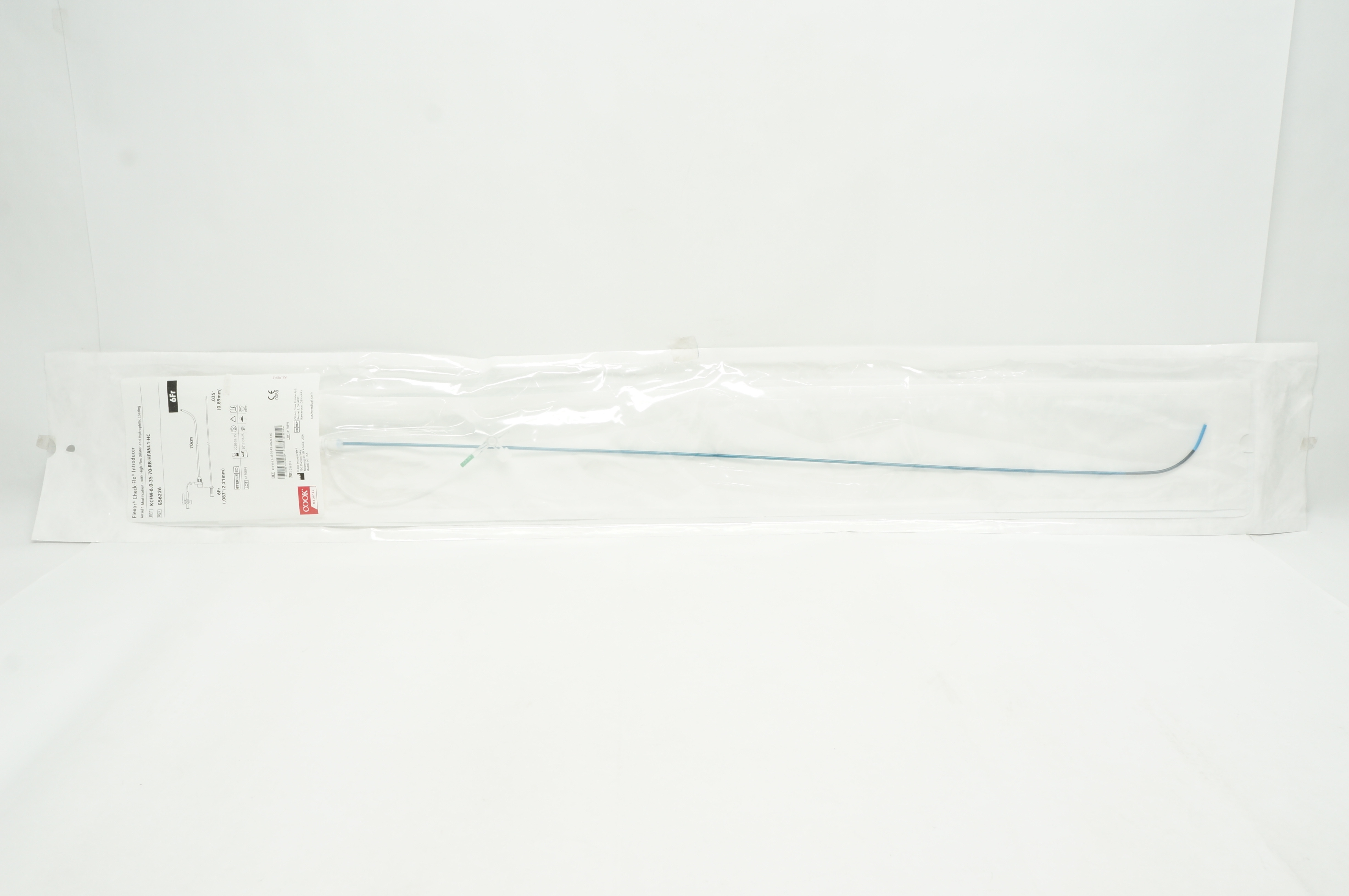 Cook Medical G56226 Flexor Check-Flo Introducer 6Fr x 0.35 inch (x)